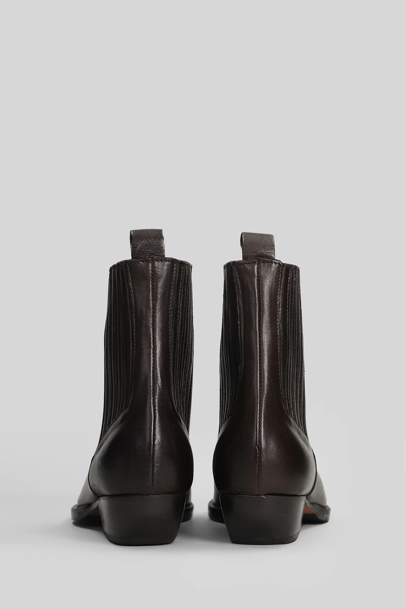 texan Ankle boots in dark brown leather - Image 4