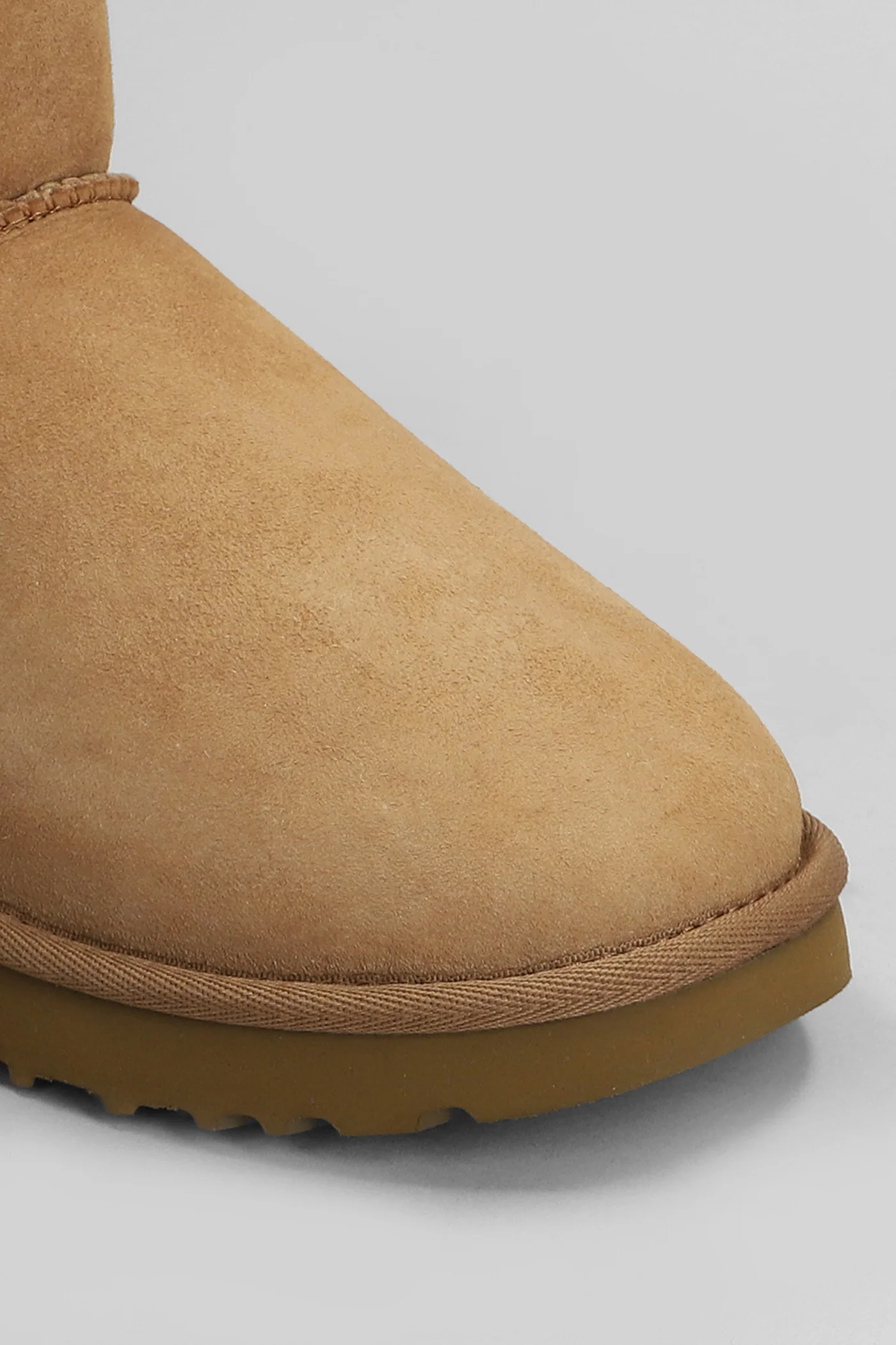 Classic Mini II low heels Ankle boots in leather color suede - Image 5