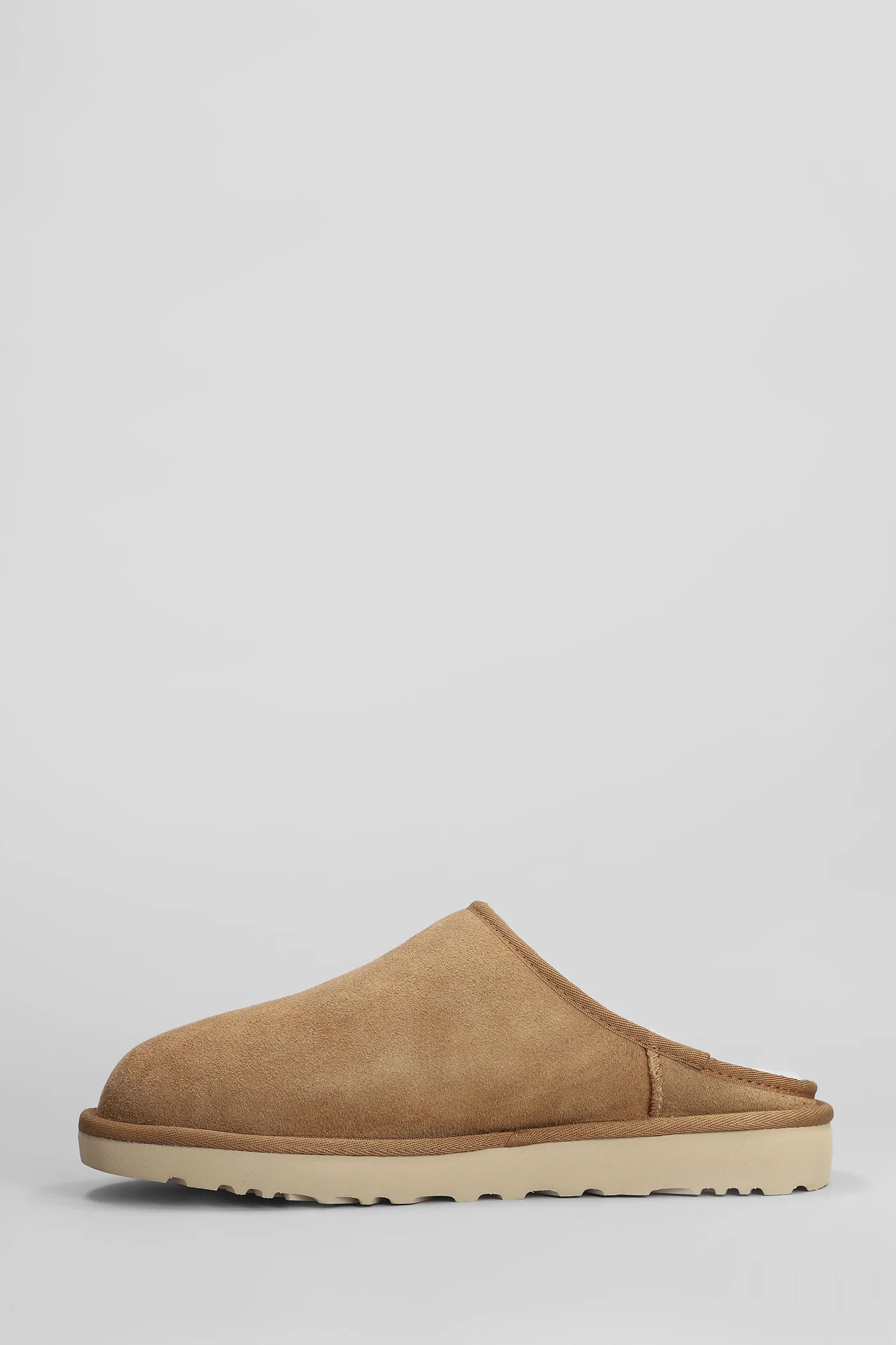 Classic Slip-On Slipper-Mule in leather color suede - Image 3