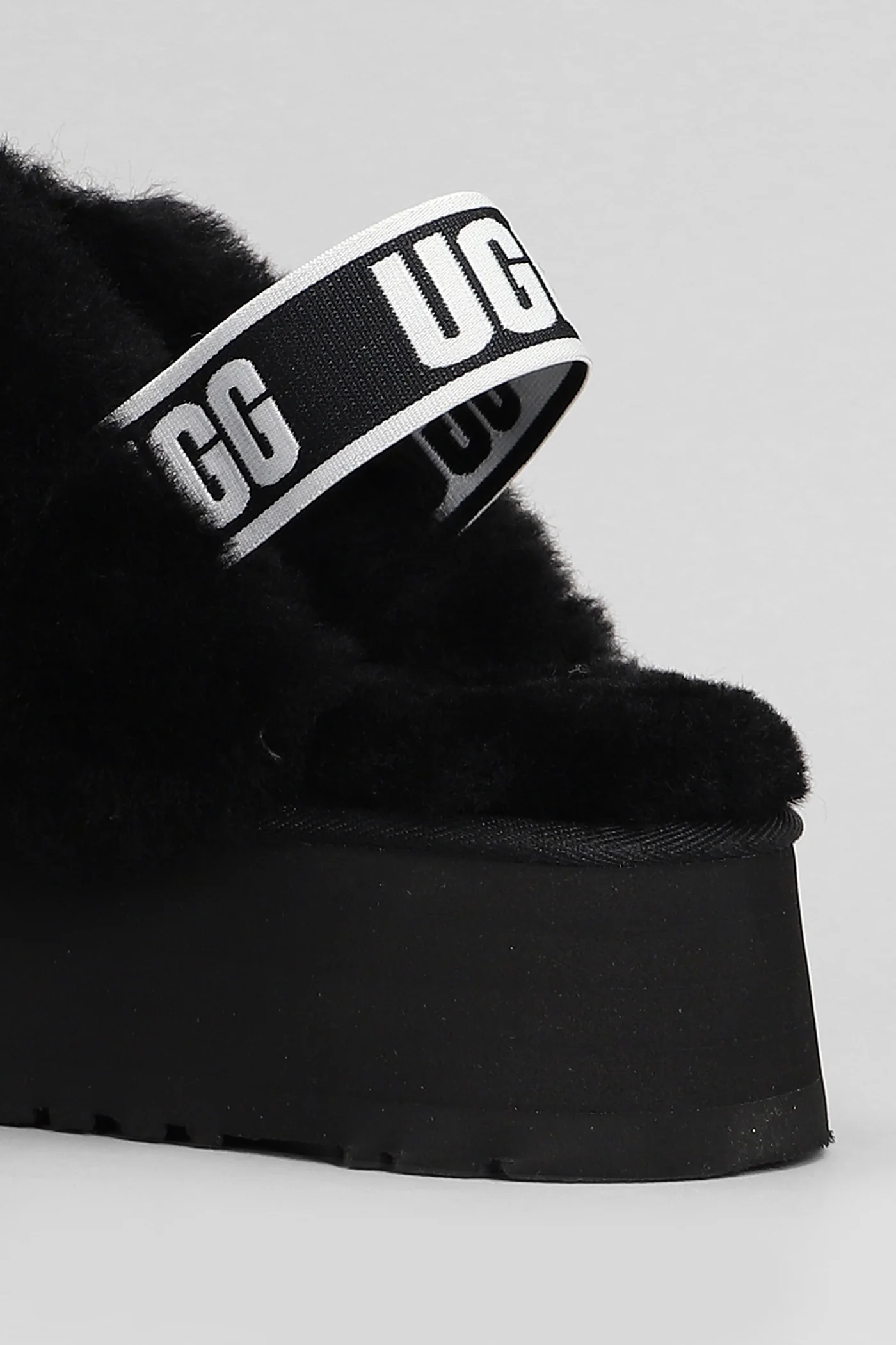 Funkette Slipper-Mule in black suede - Image 5