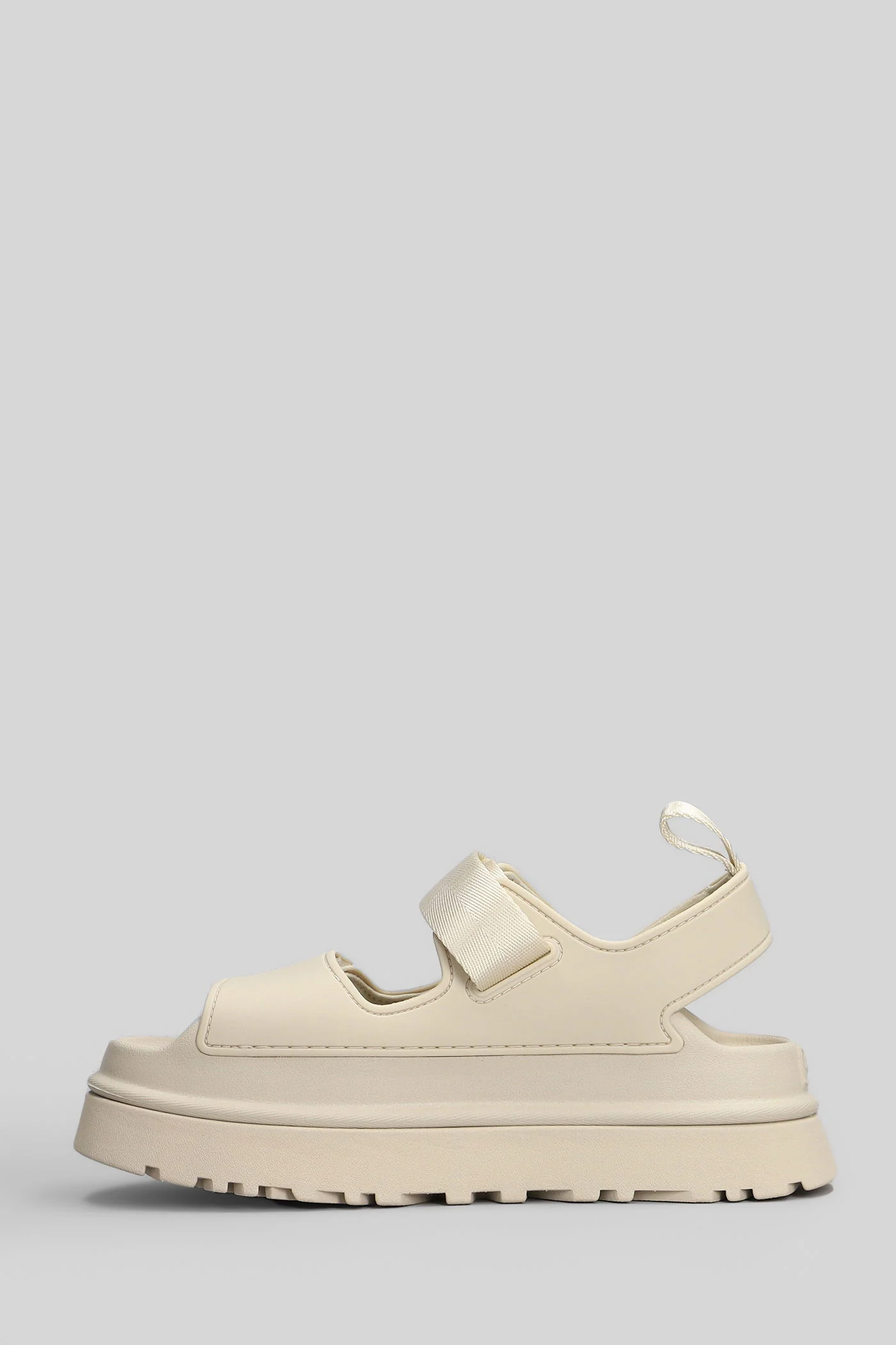 Goldenglow Sandals in beige rubber/plasic - Image 2