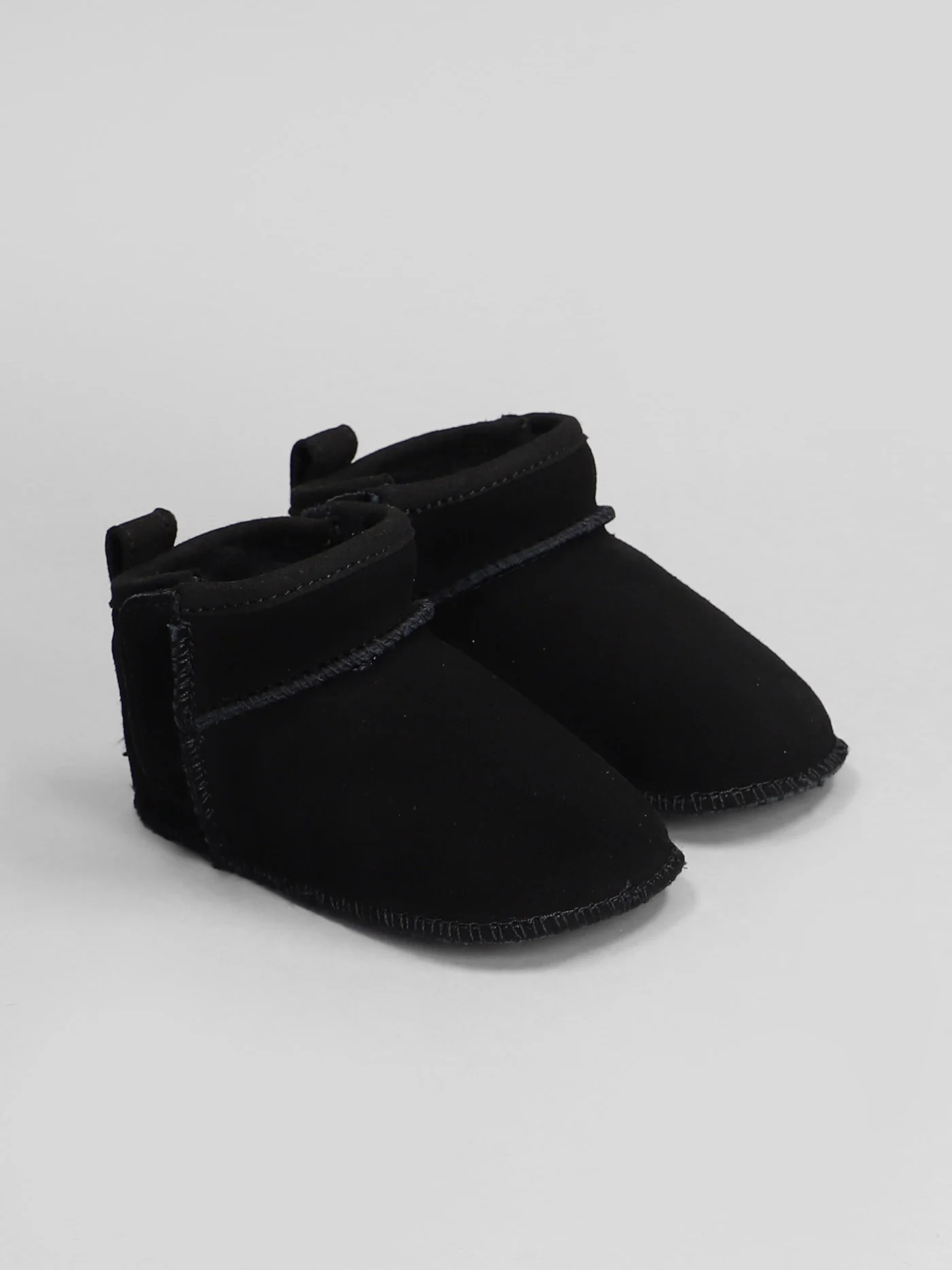 Baby Classic Ultra low heels Ankle boots in black suede - Image 2