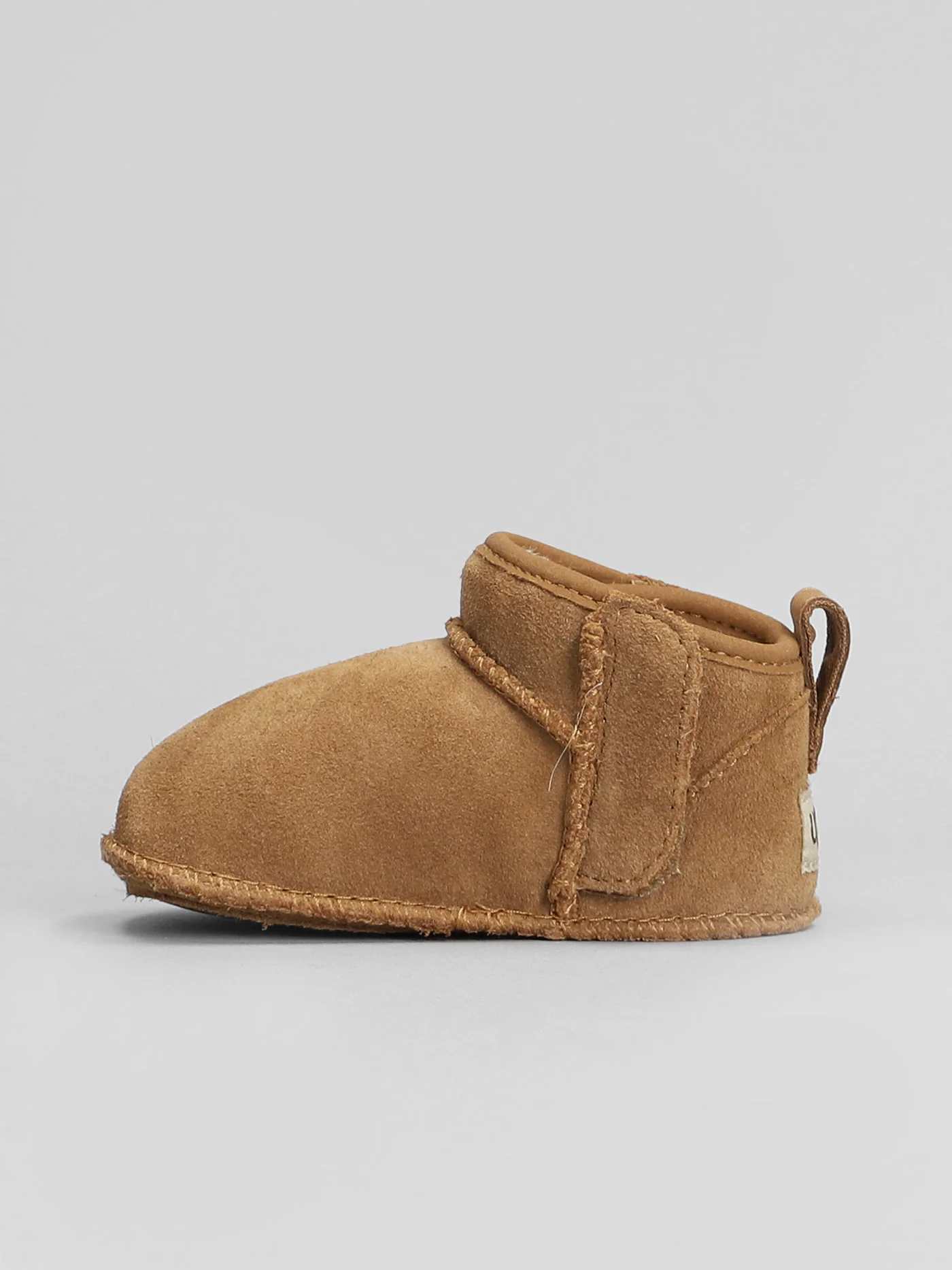 Baby Classic Ultra low heels Ankle boots in leather color suede - Image 3