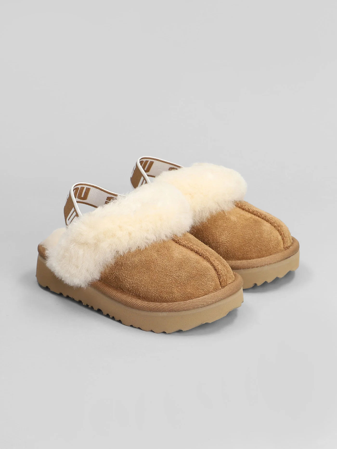 Funkette Slipper-Mule in leather color suede - Image 2