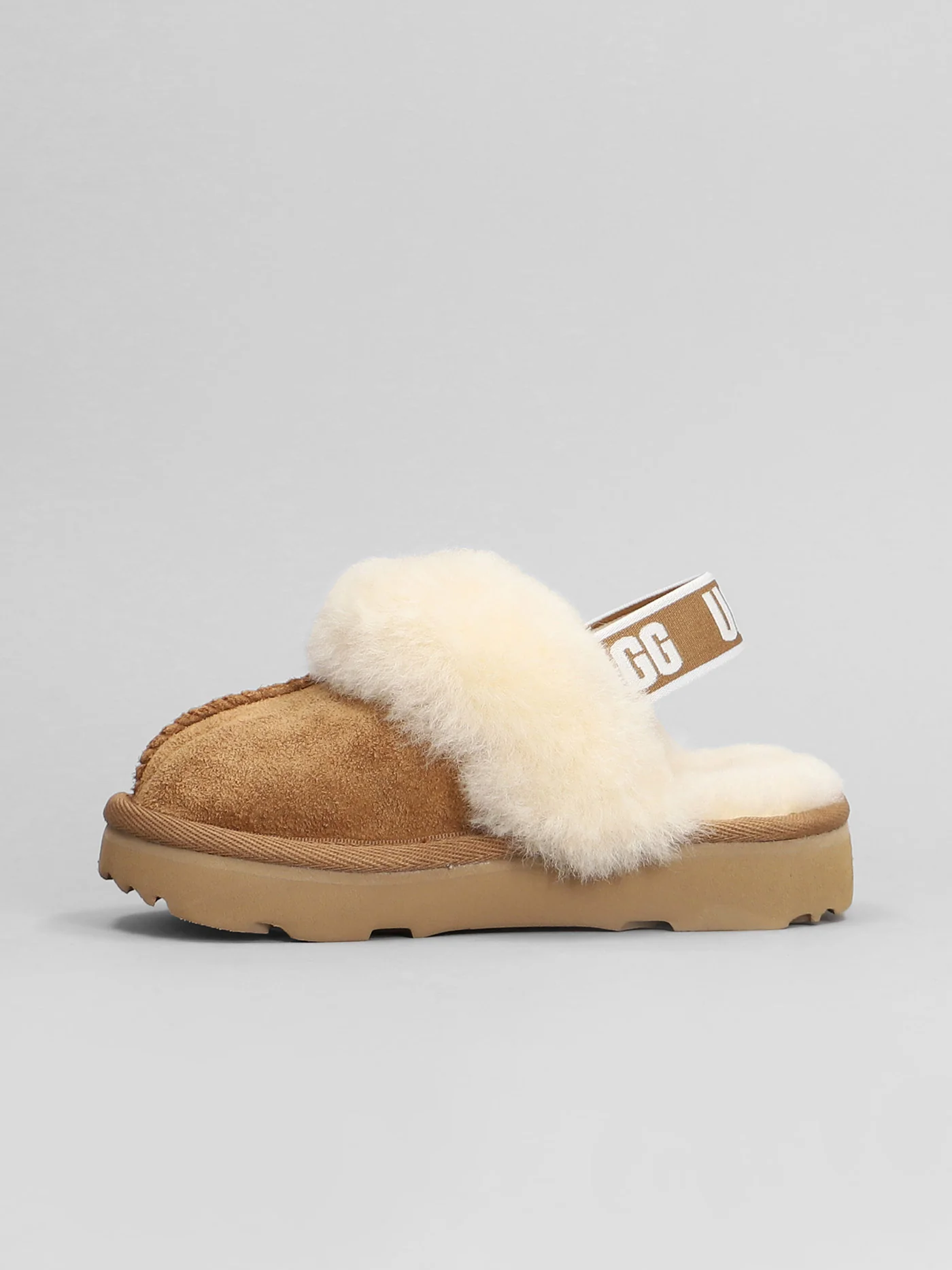 Funkette Slipper-Mule in leather color suede - Image 3