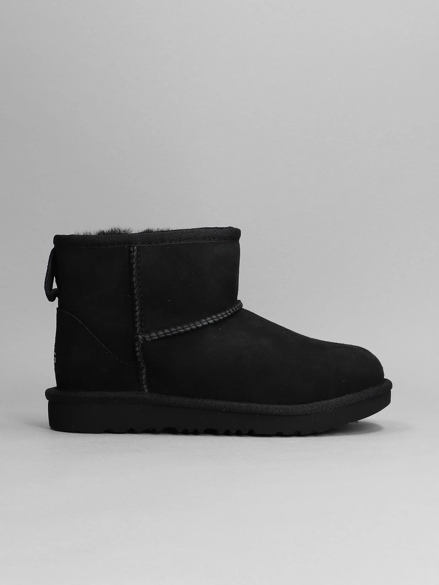Mini Classic II low heels Ankle boots in black suede