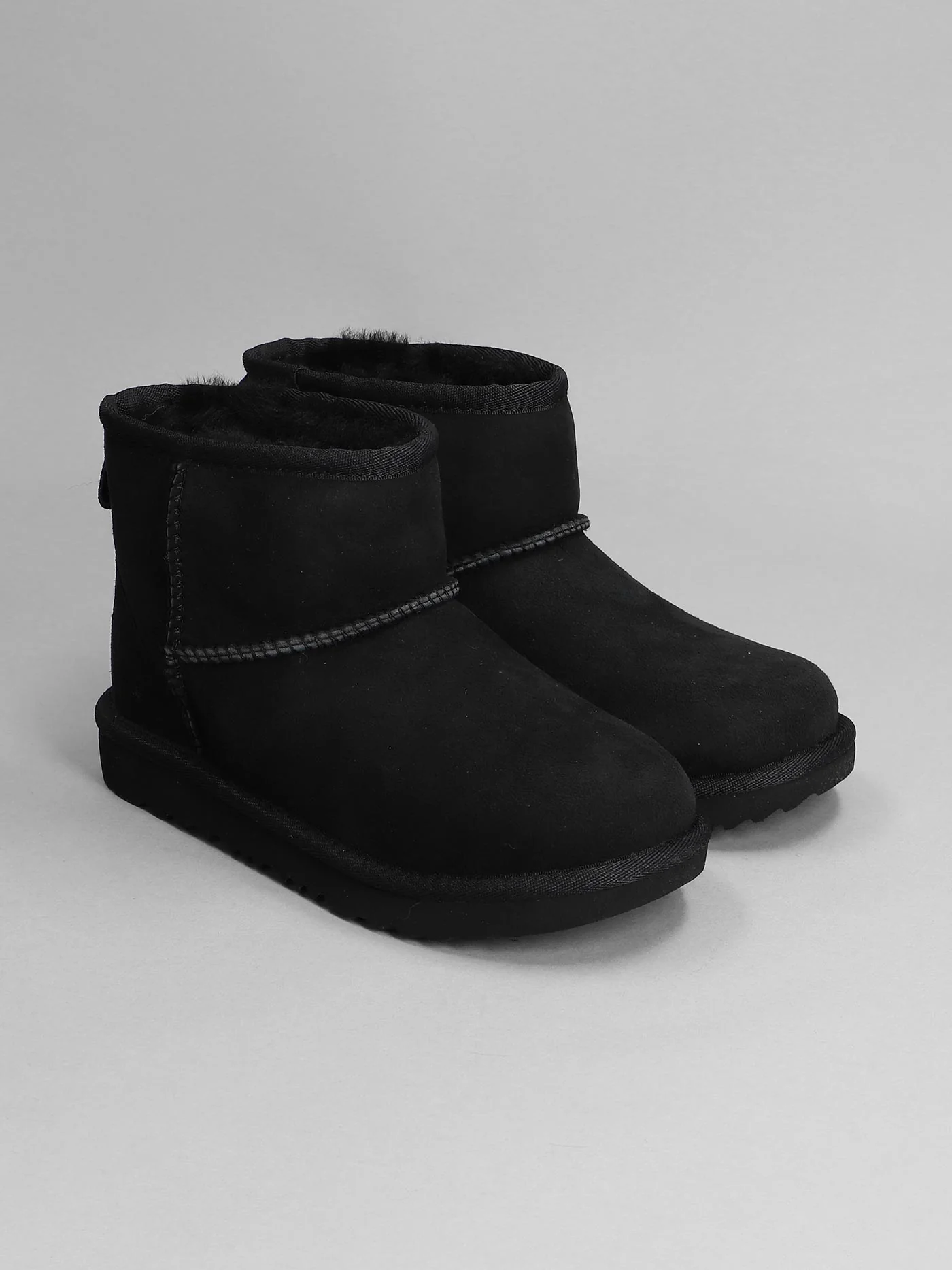 Mini Classic II low heels Ankle boots in black suede - Image 2