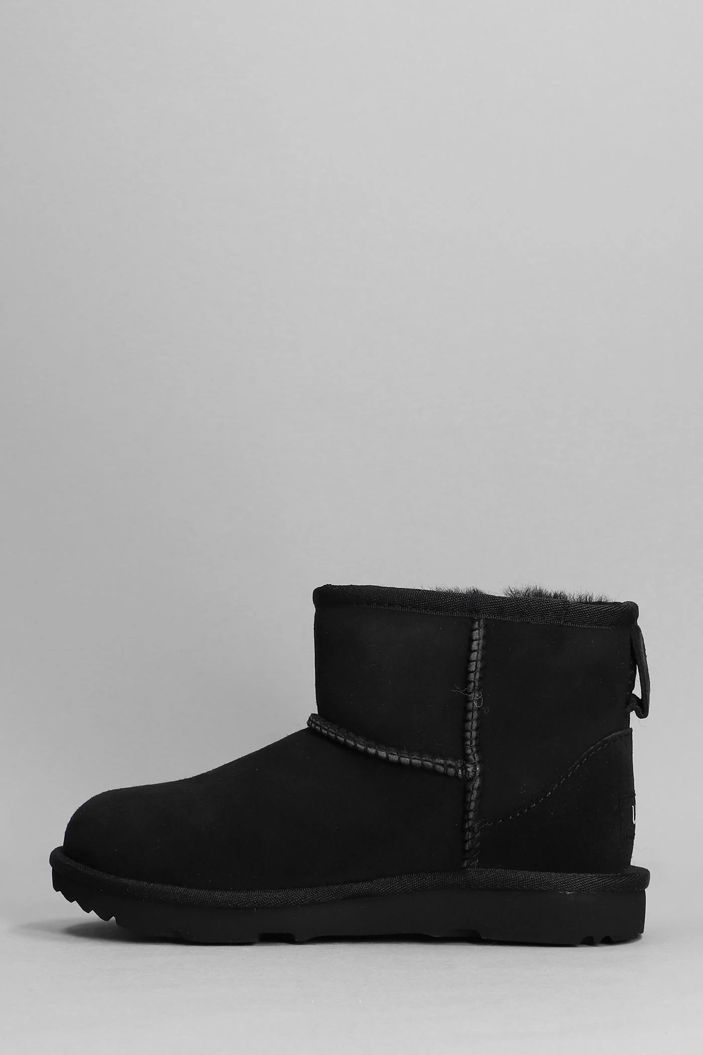 Mini Classic II low heels Ankle boots in black suede - Image 3