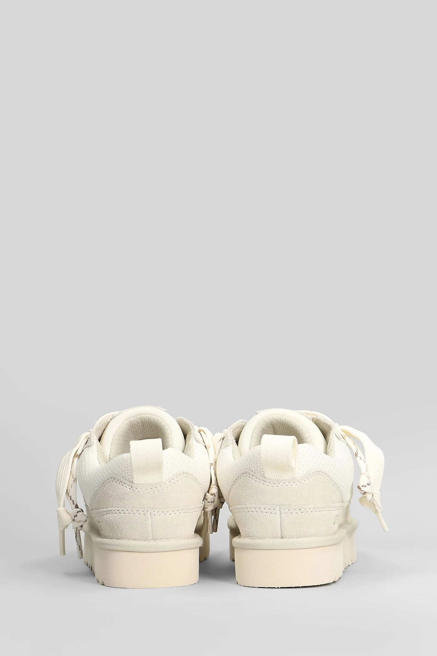 Lo Lowmel Sneakers in white Suede and fabric - Image 4