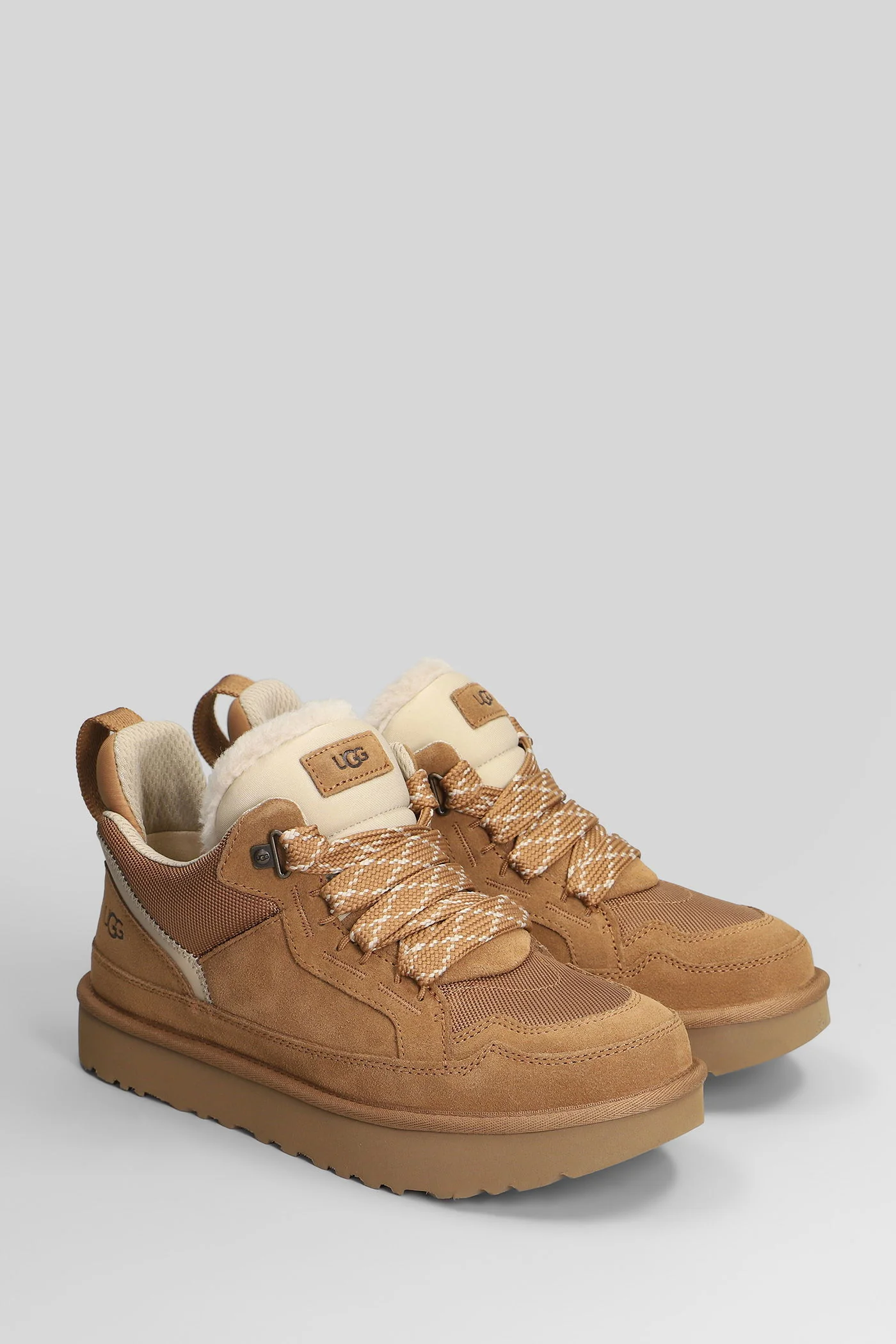 Lowmel Sneakers in leather color Suede and fabric - Image 2