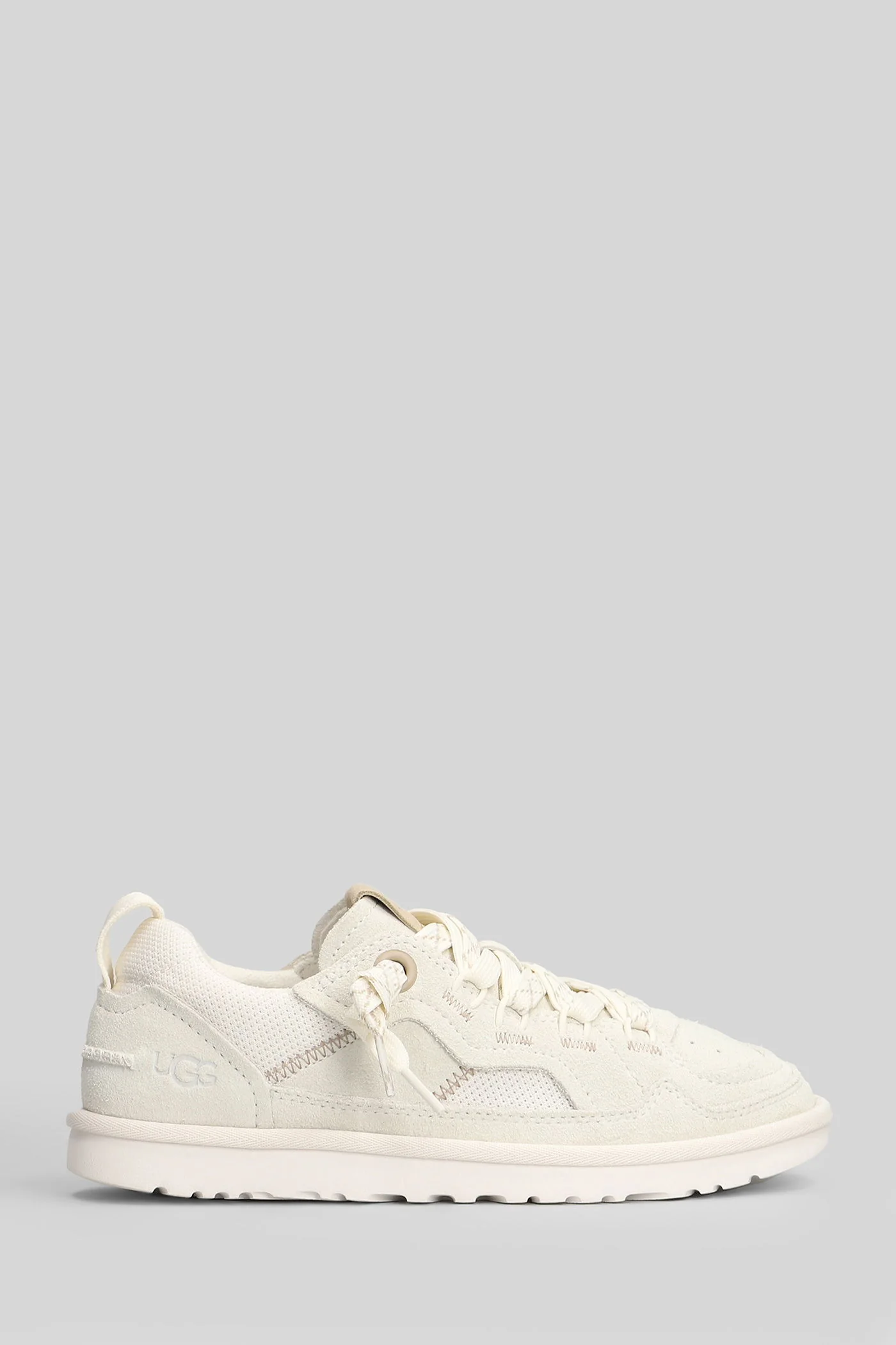 Minimel Sneakers in white suede