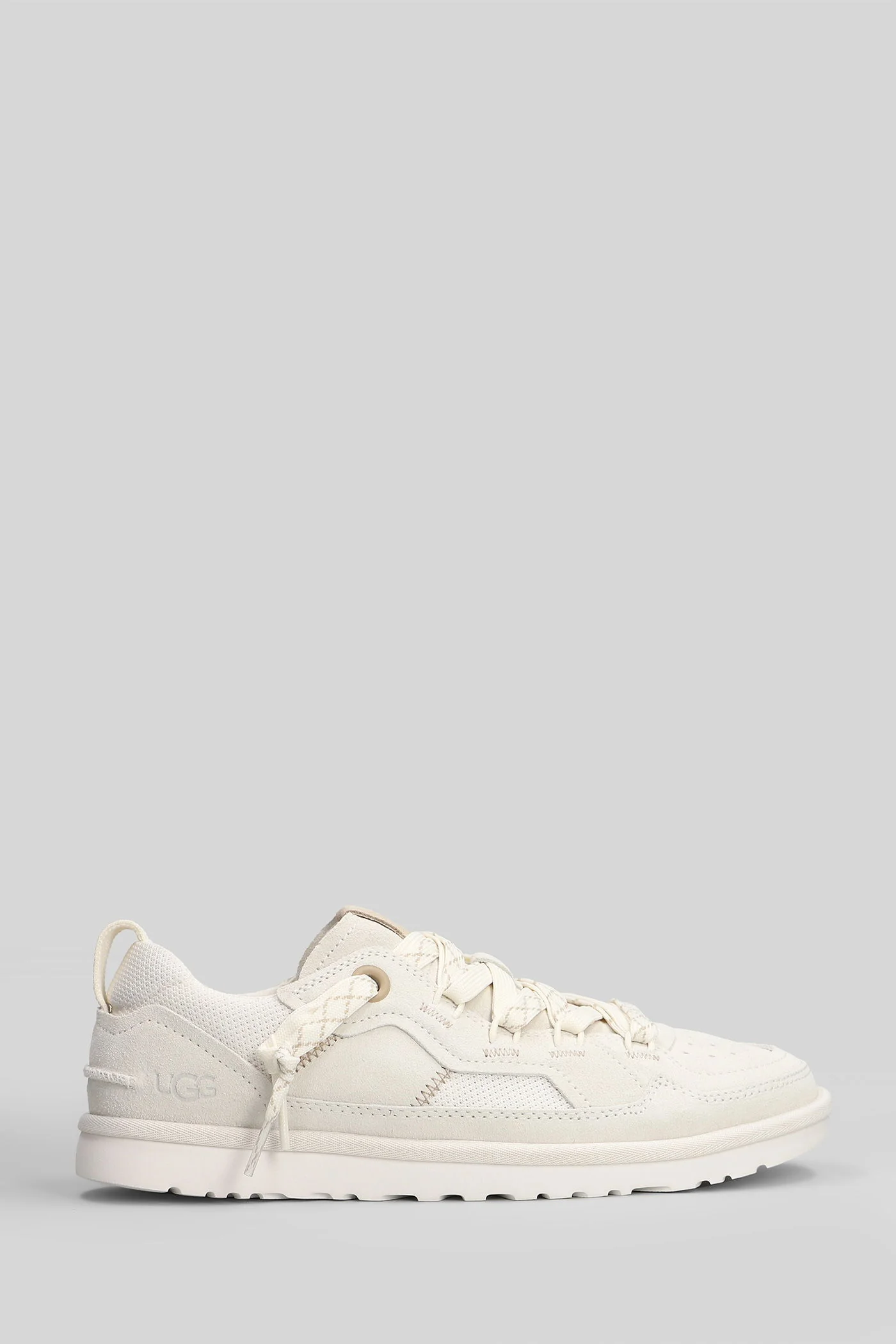 Minimel Sneakers in white suede