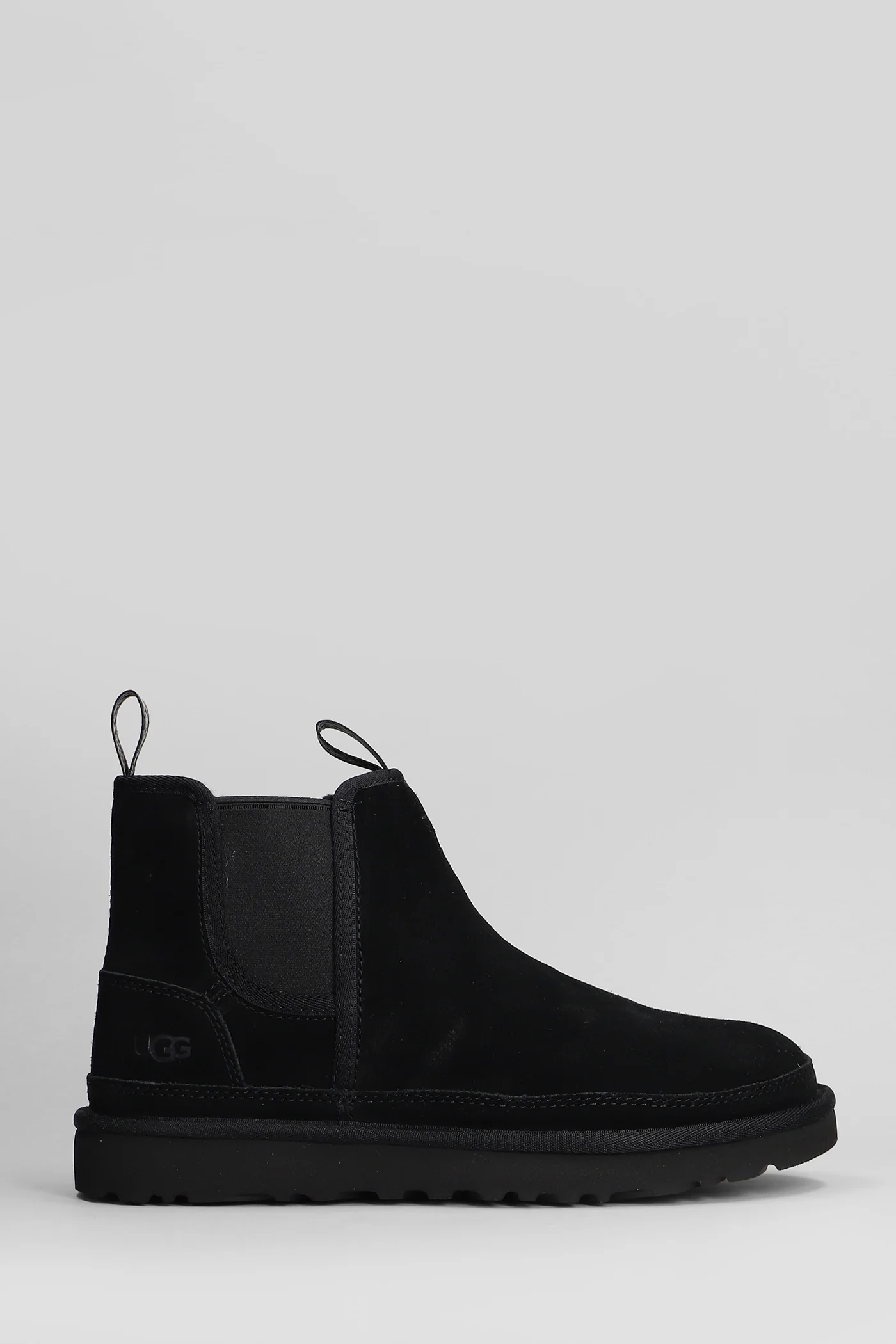 Neumel Chelsea low heels Ankle boots in black suede