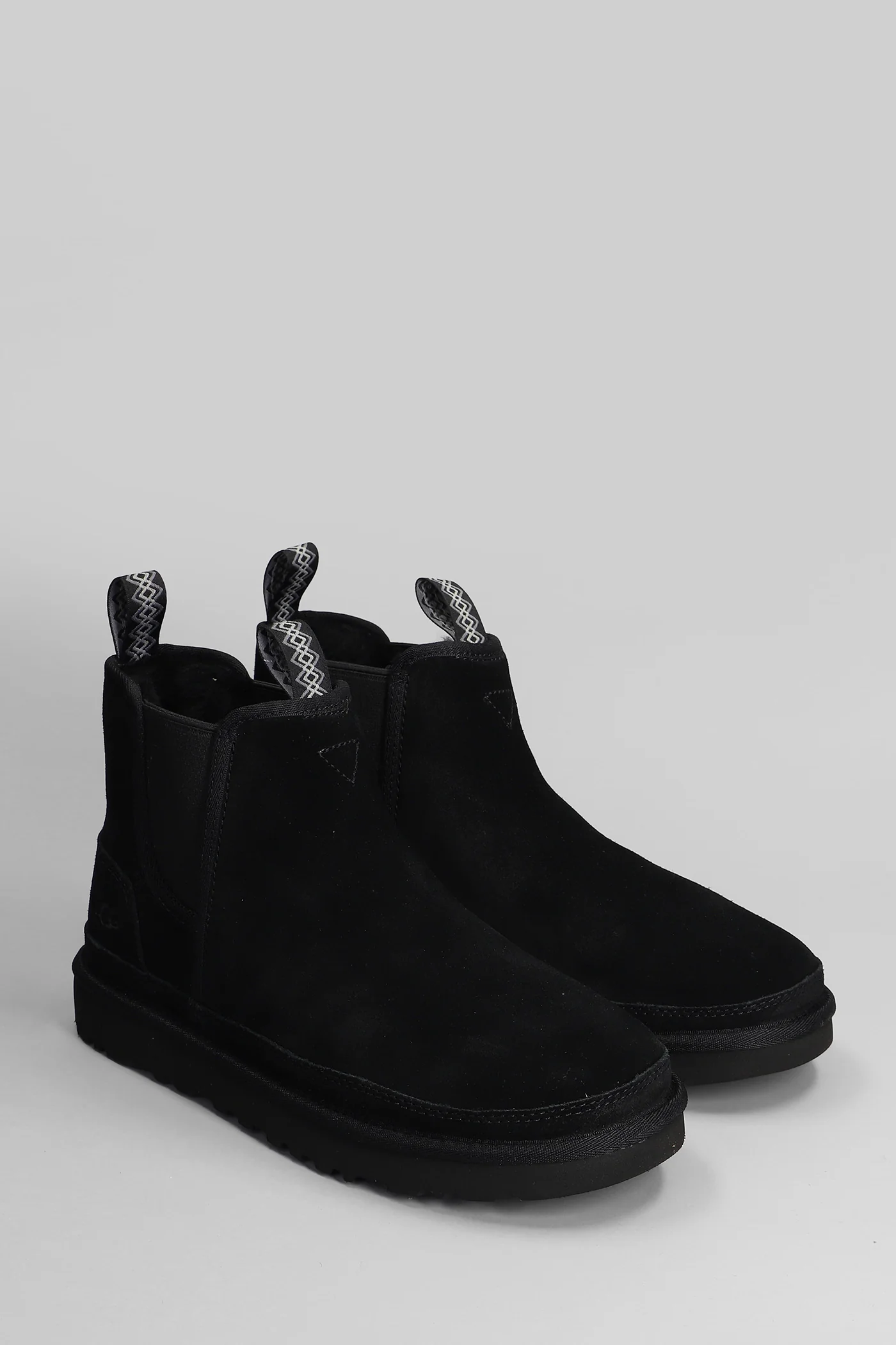 Neumel Chelsea low heels Ankle boots in black suede - Image 2