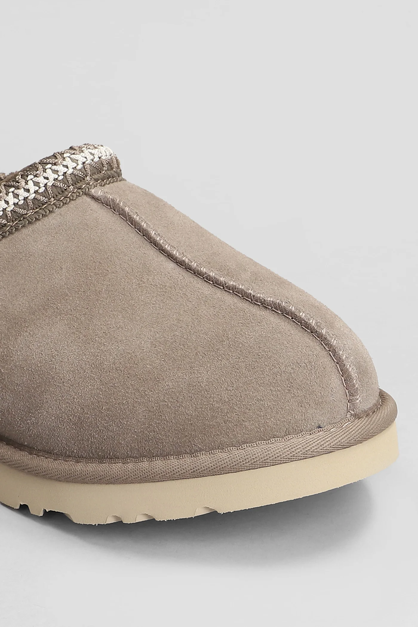 Tasman Slipper-Mule in taupe suede - Image 5