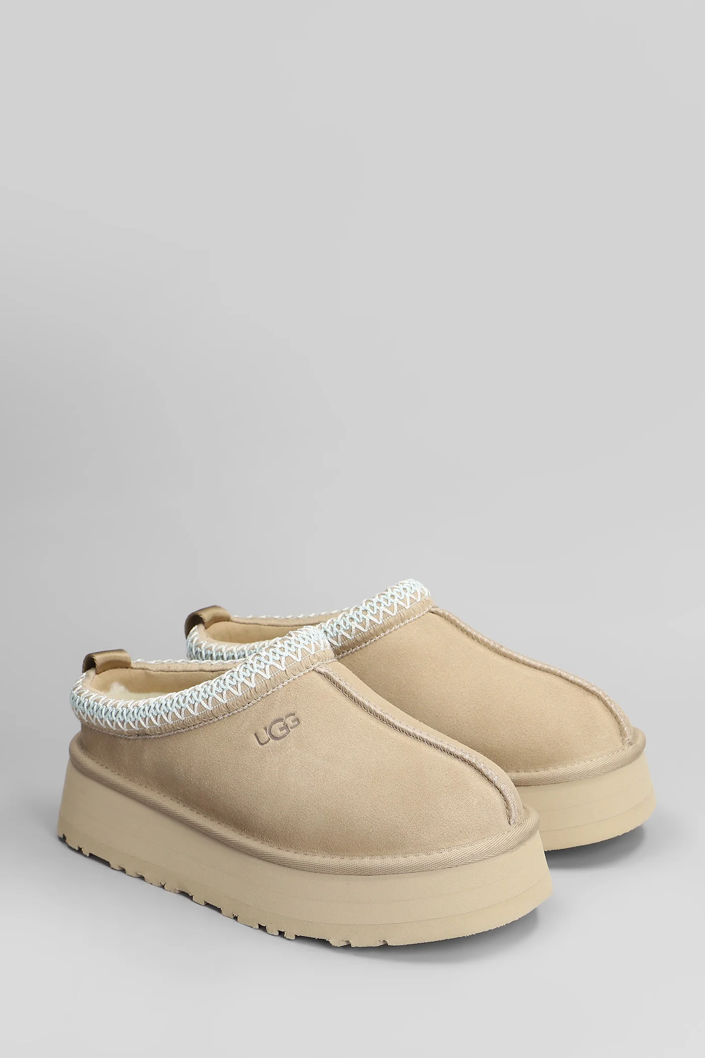 Tazz Slipper-Mule in beige suede - Image 2