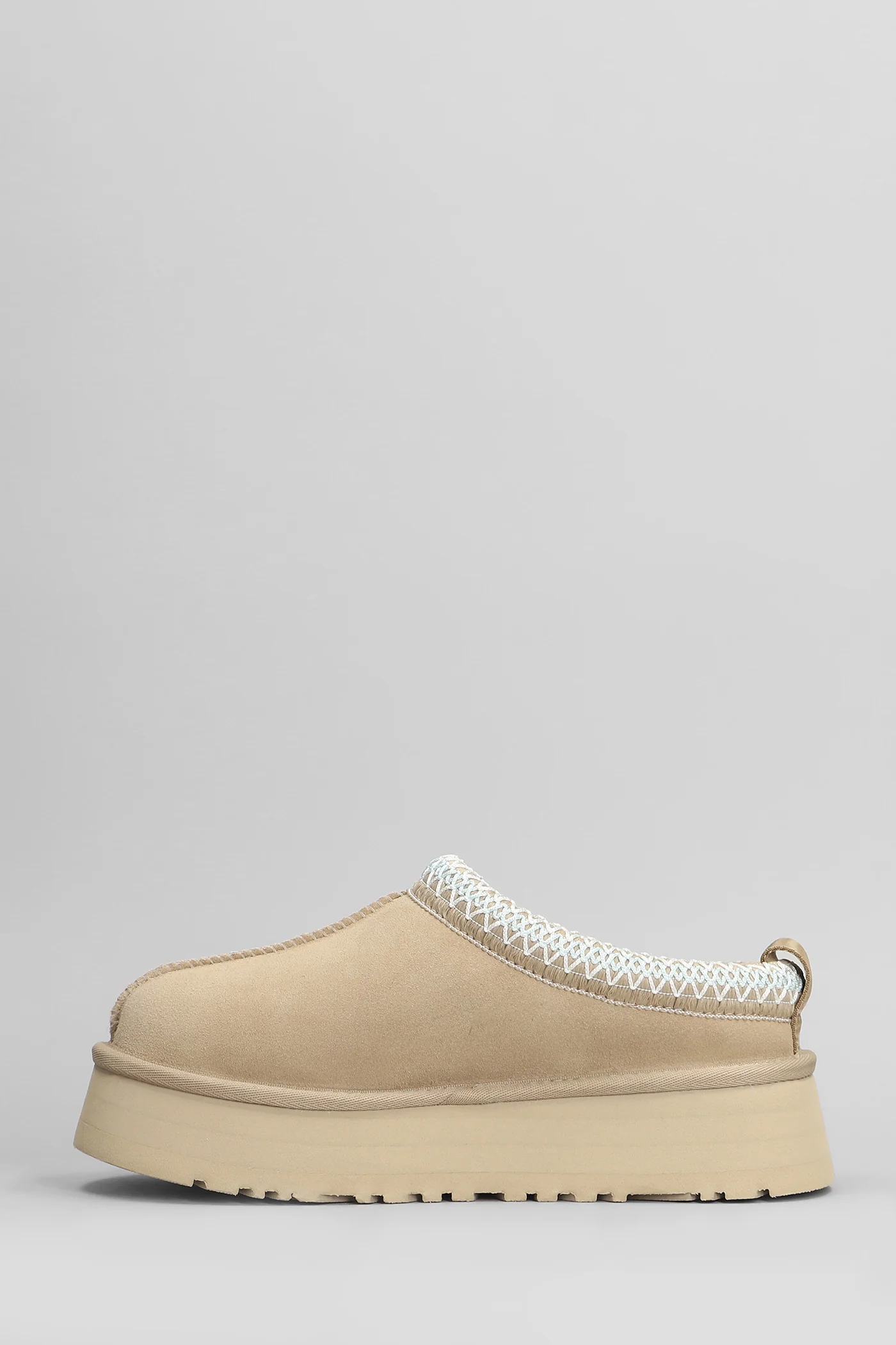 Tazz Slipper-Mule in beige suede - Image 3