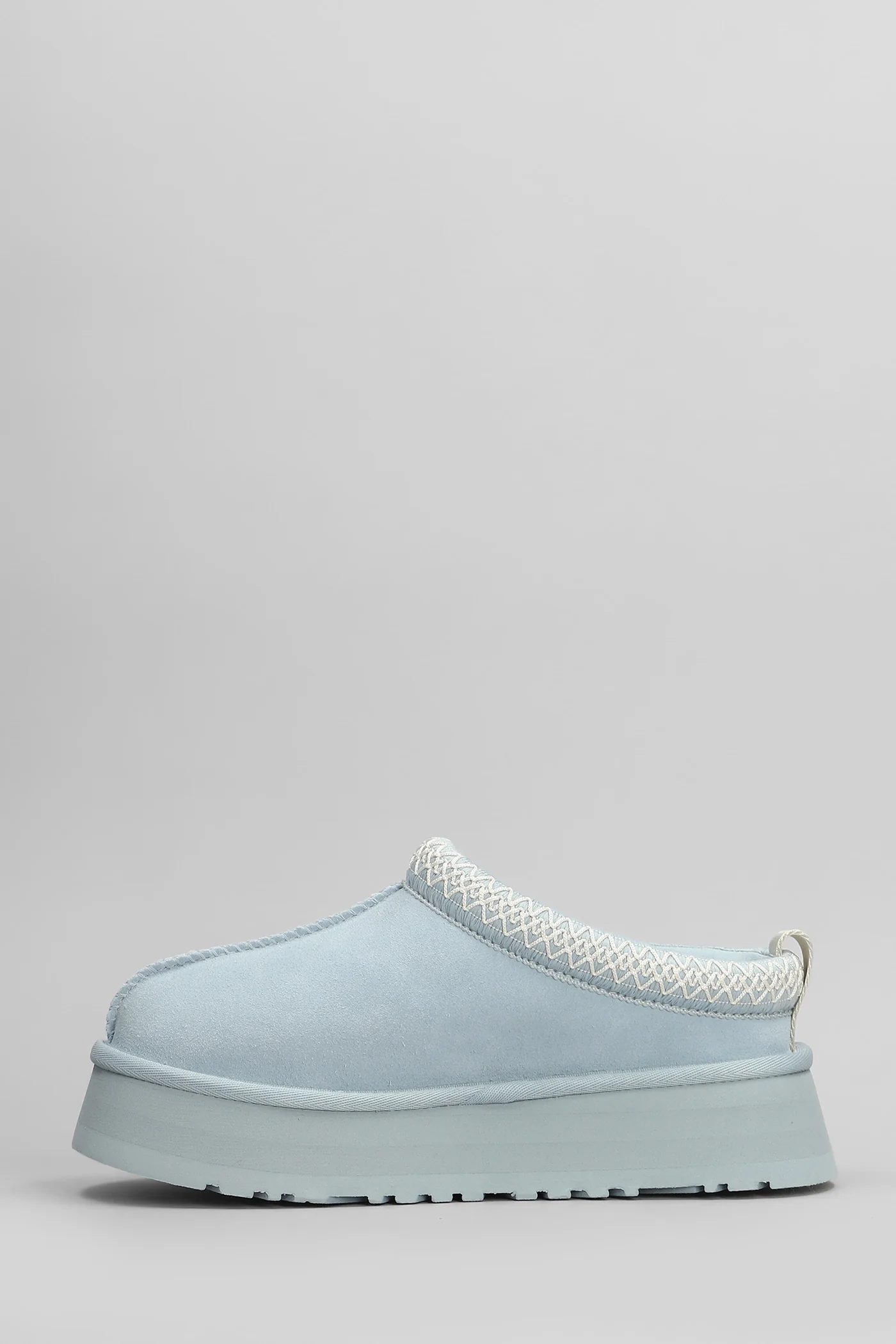 Tazz Slipper-Mule in cyan suede - Image 3