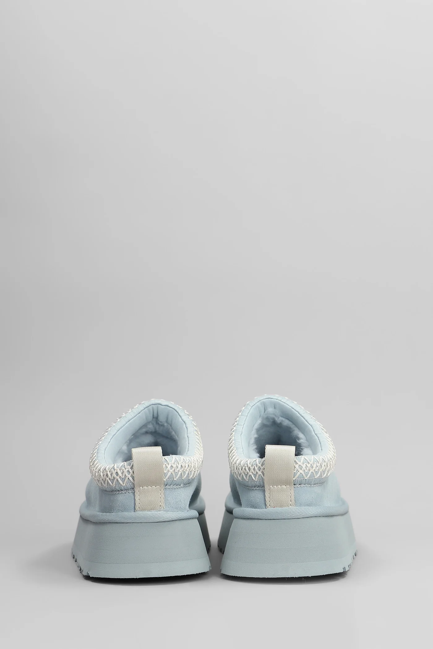 Tazz Slipper-Mule in cyan suede - Image 4