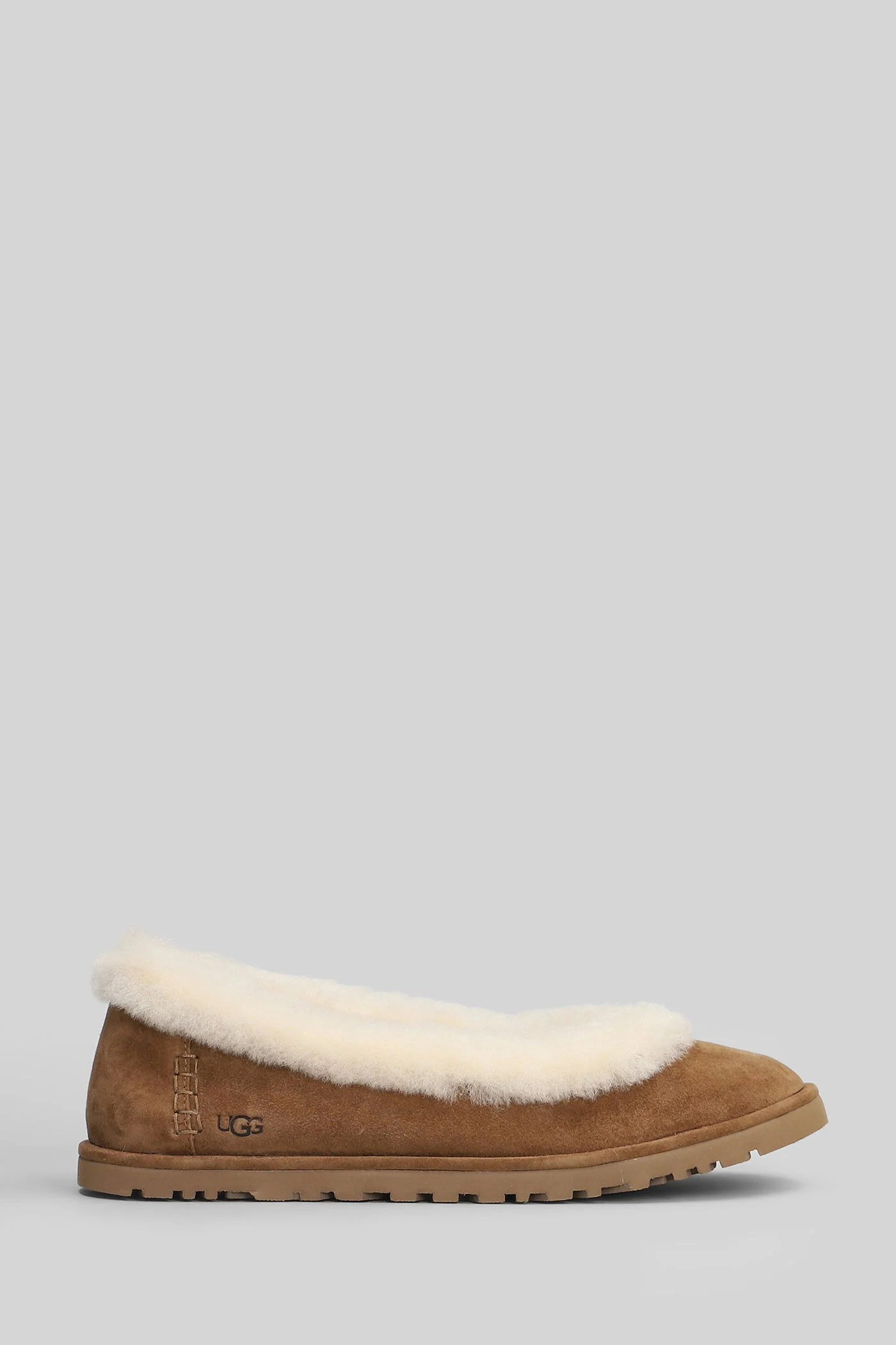 Zora Ballet Flat Ballet flats in leather color suede