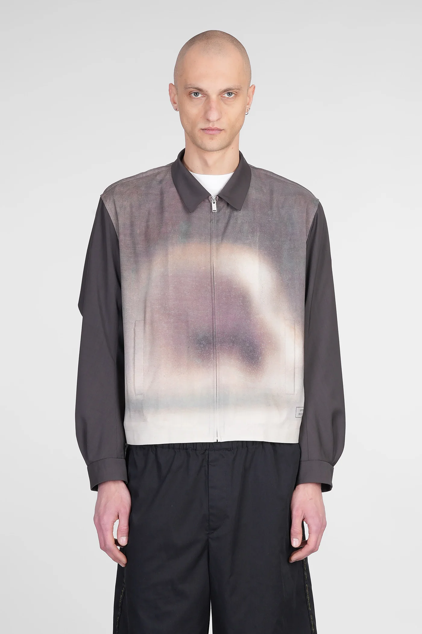 Casual jacket in multicolor wool