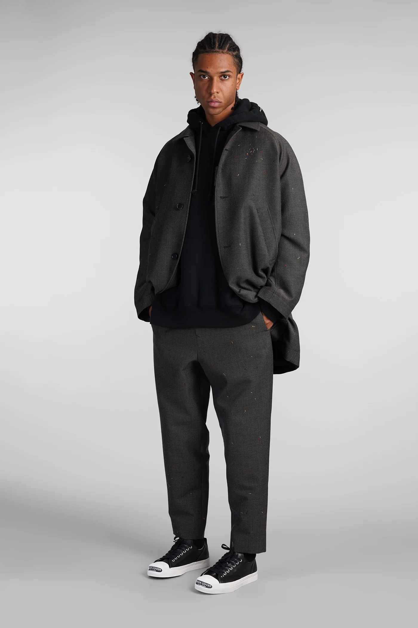 Pants in brown polyester - Image 2
