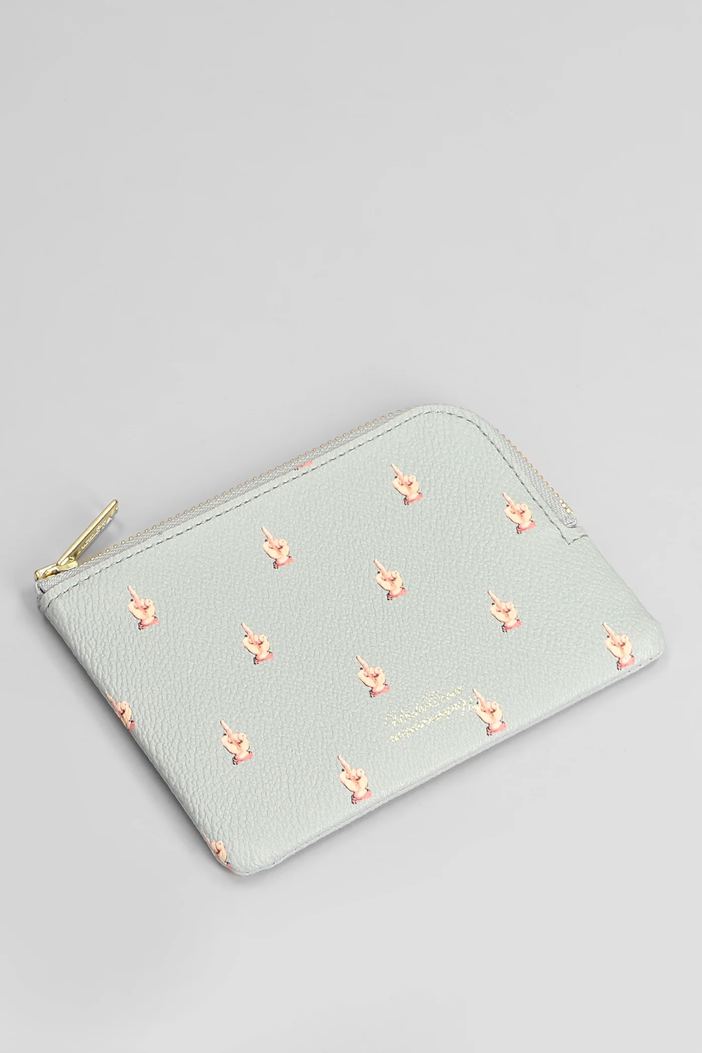 Wallet in grey PVC - Image 4