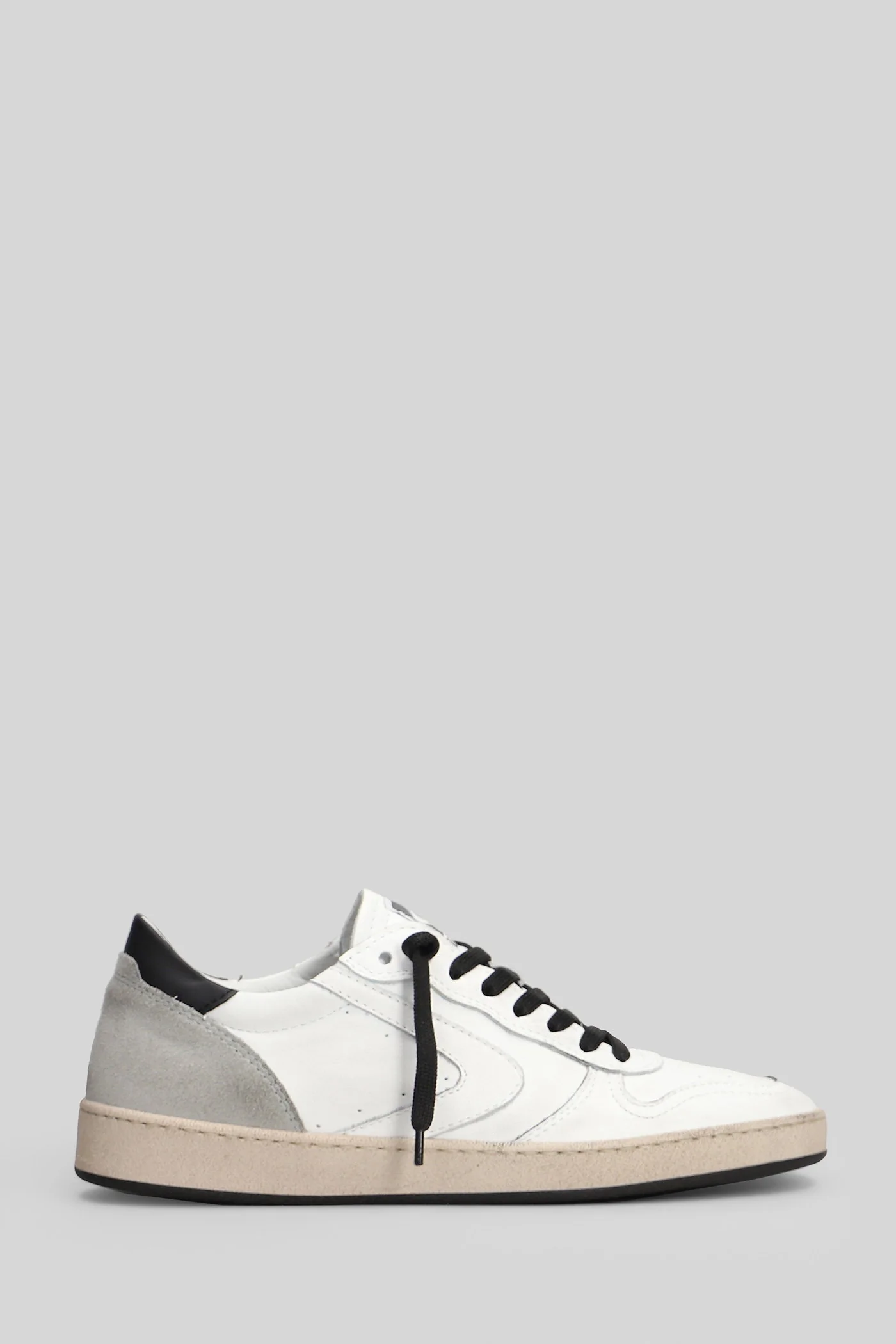 Davis Heritage Sneakers in white leather