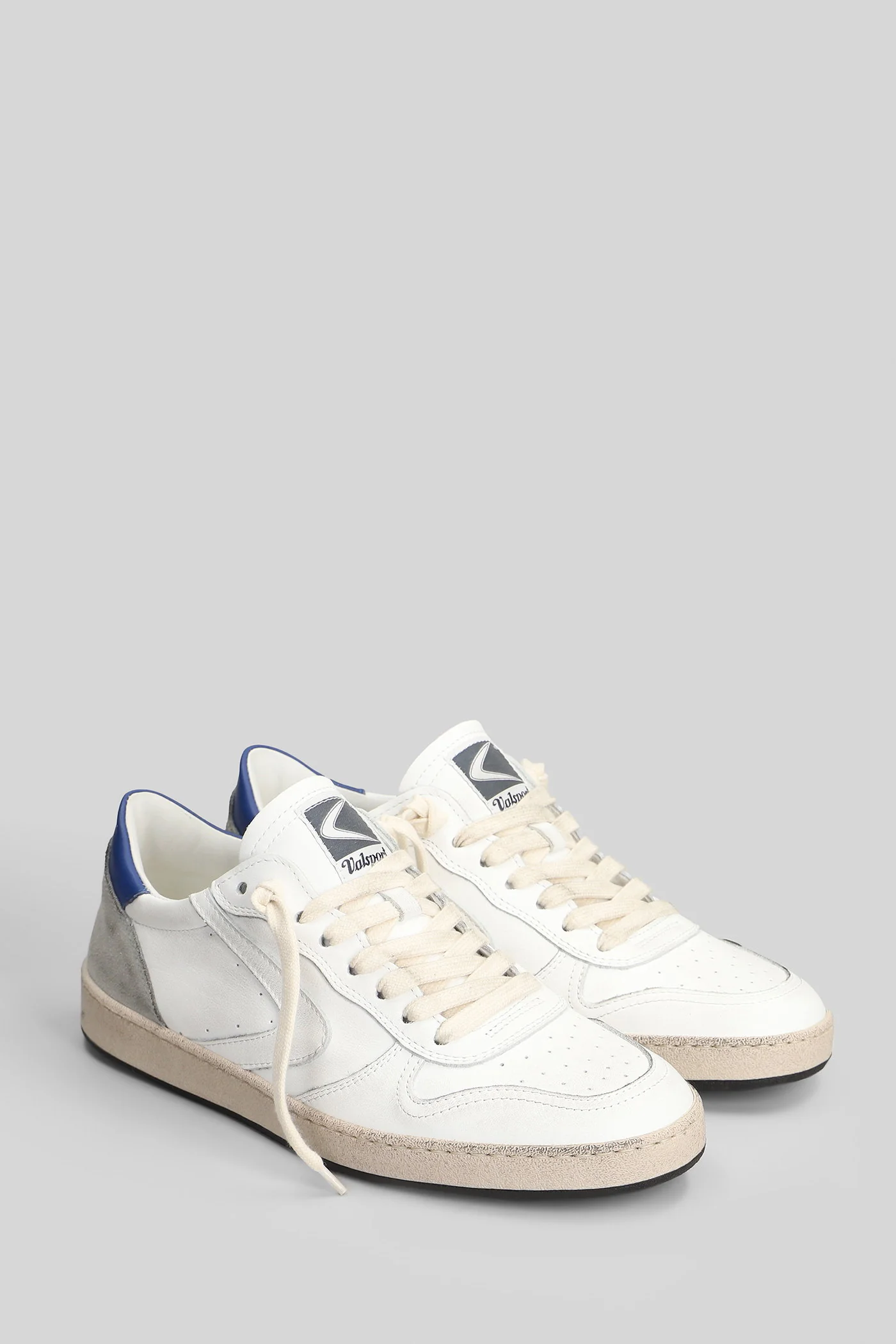 Davis Heritage Sneakers in white leather - Image 2