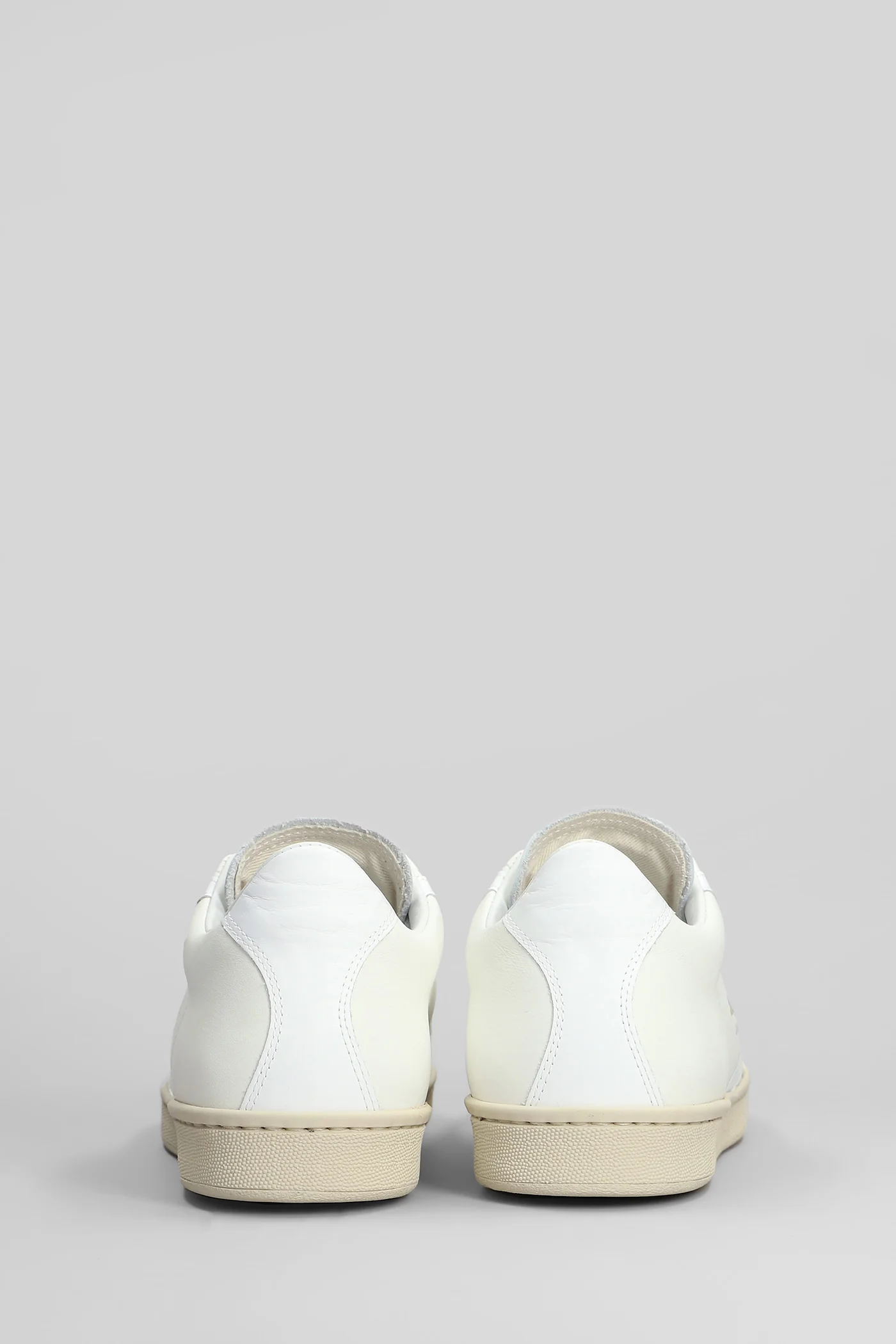 Tournament Sneakers in white leather - Image 4