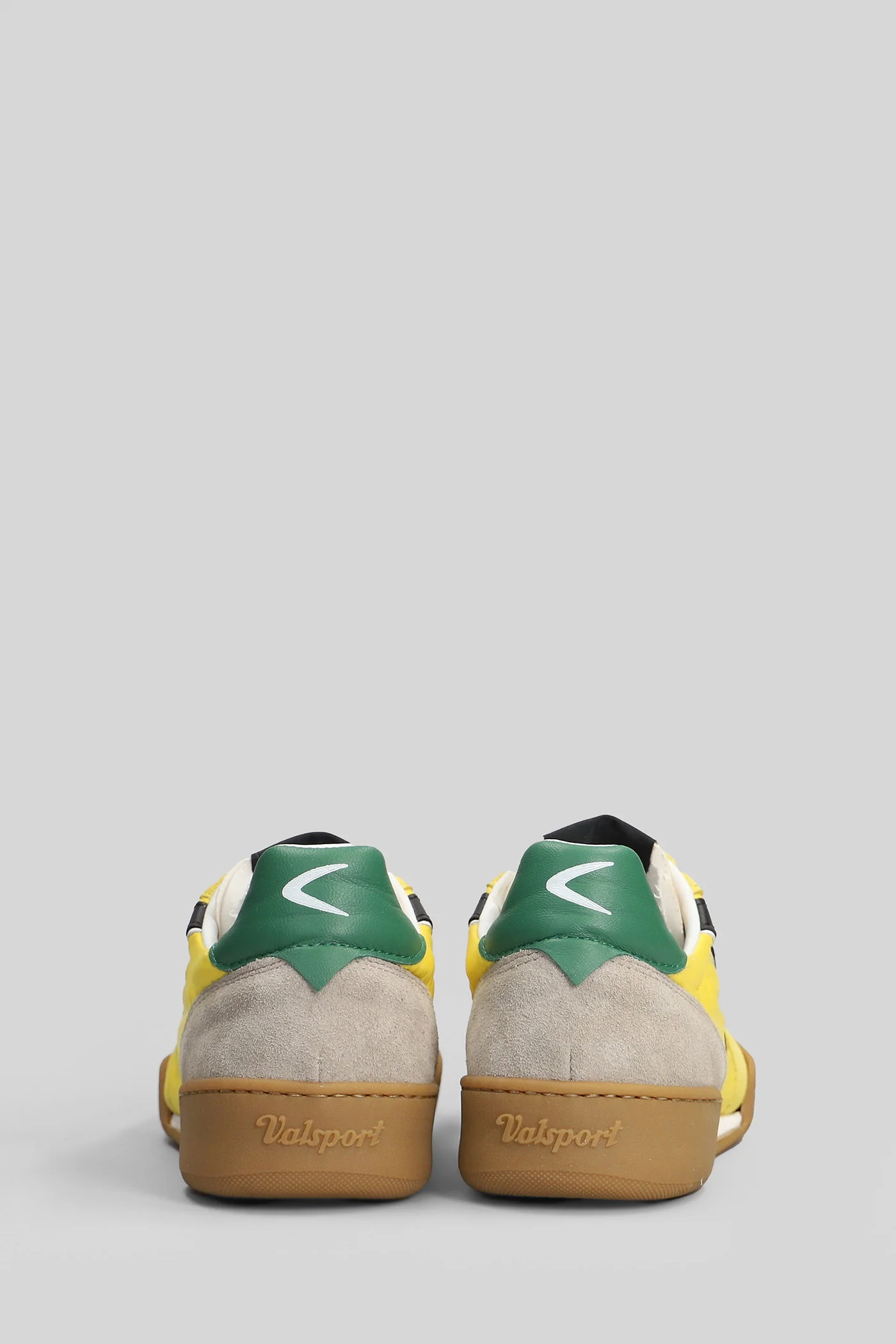 Volley Sneakers in yellow Suede and fabric - Image 4