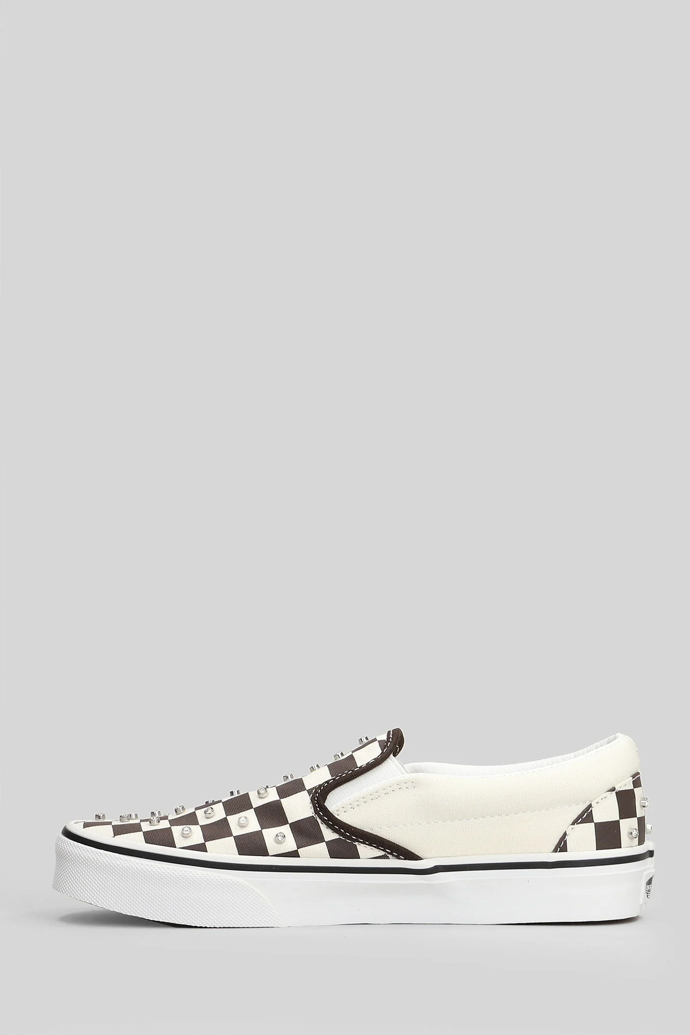 Classic slip on Sneakers in beige canvas - Image 38