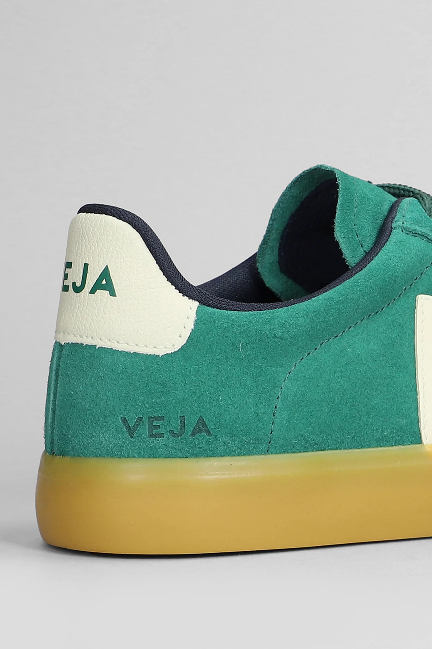 Campo Sneakers in green suede and leather - Image 5