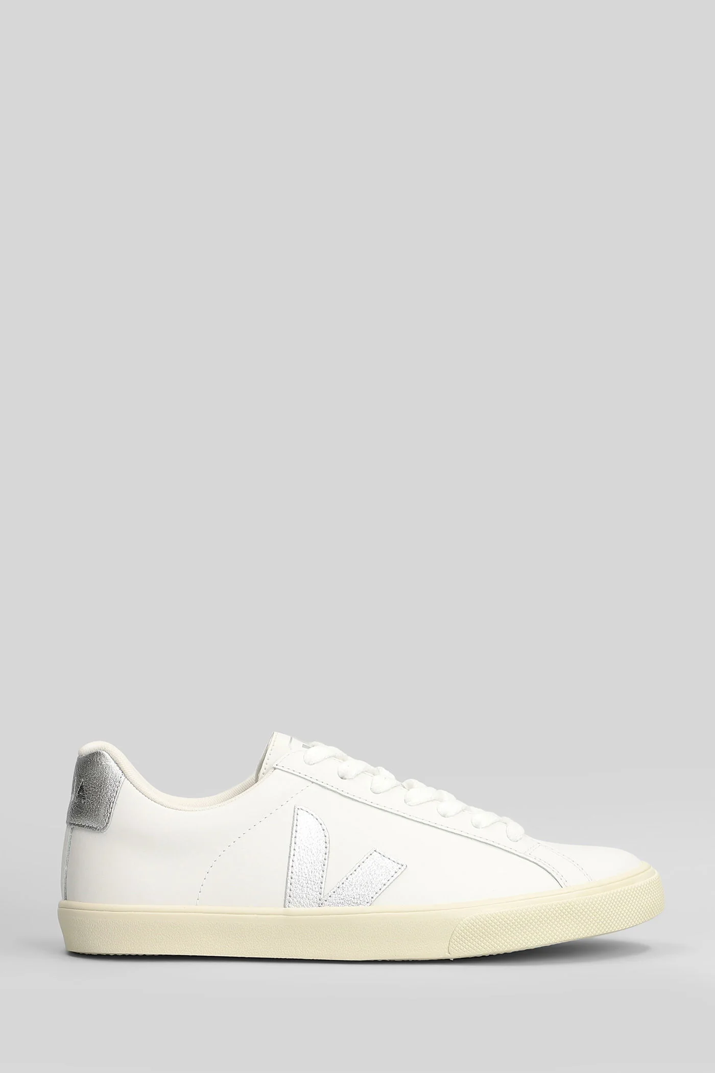 Esplar Logo Sneakers in white leather