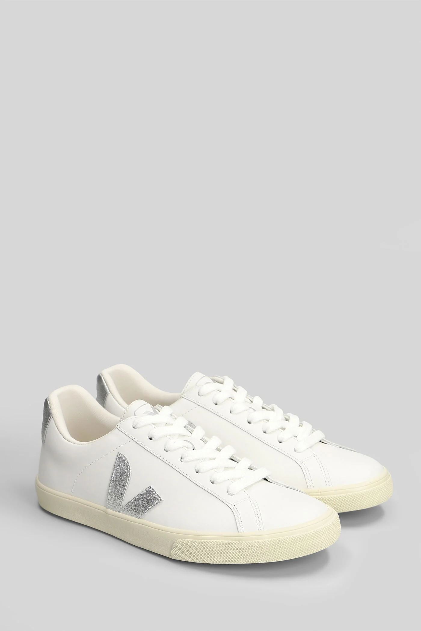 Esplar Logo Sneakers in white leather - Image 2