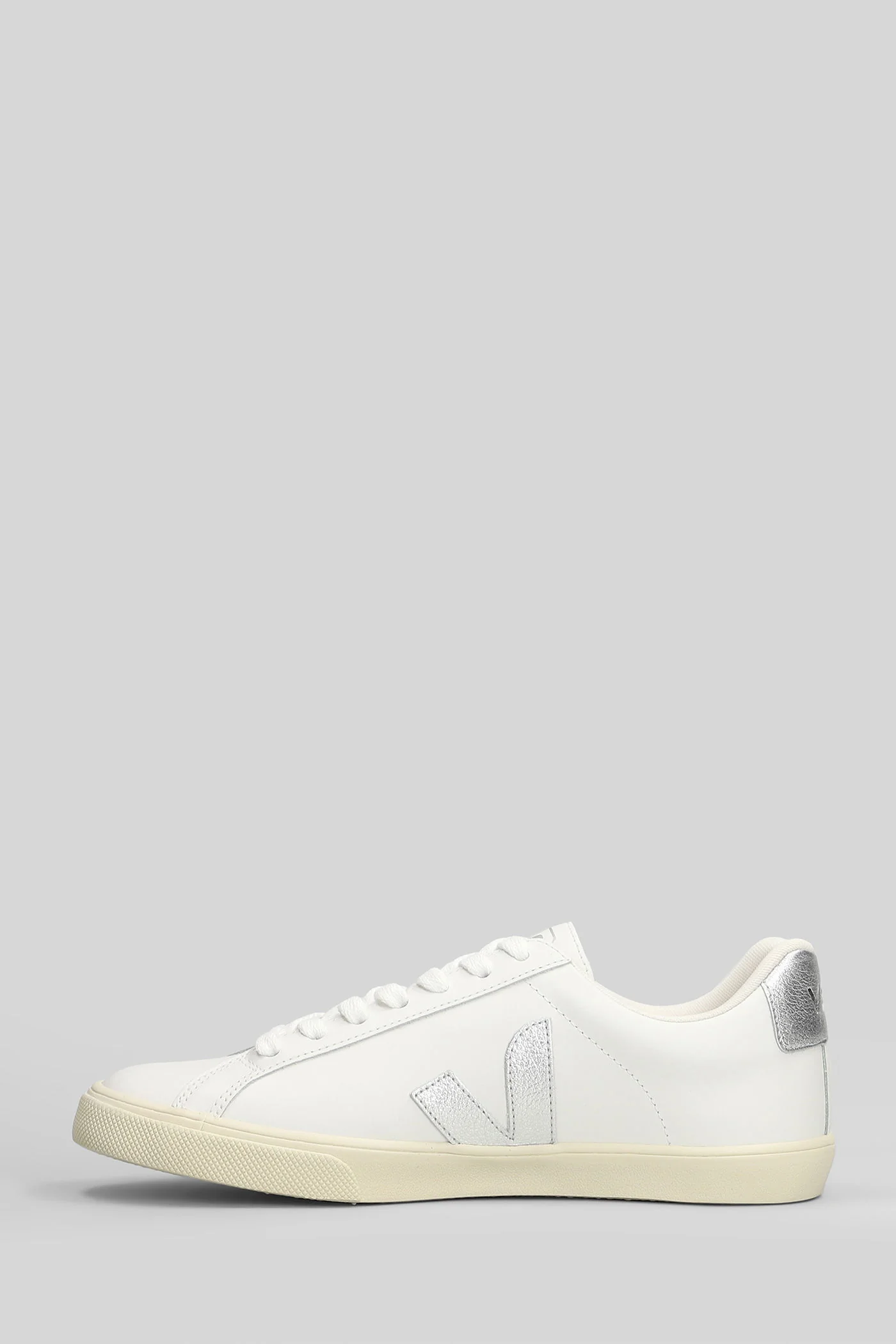 Esplar Logo Sneakers in white leather - Image 3