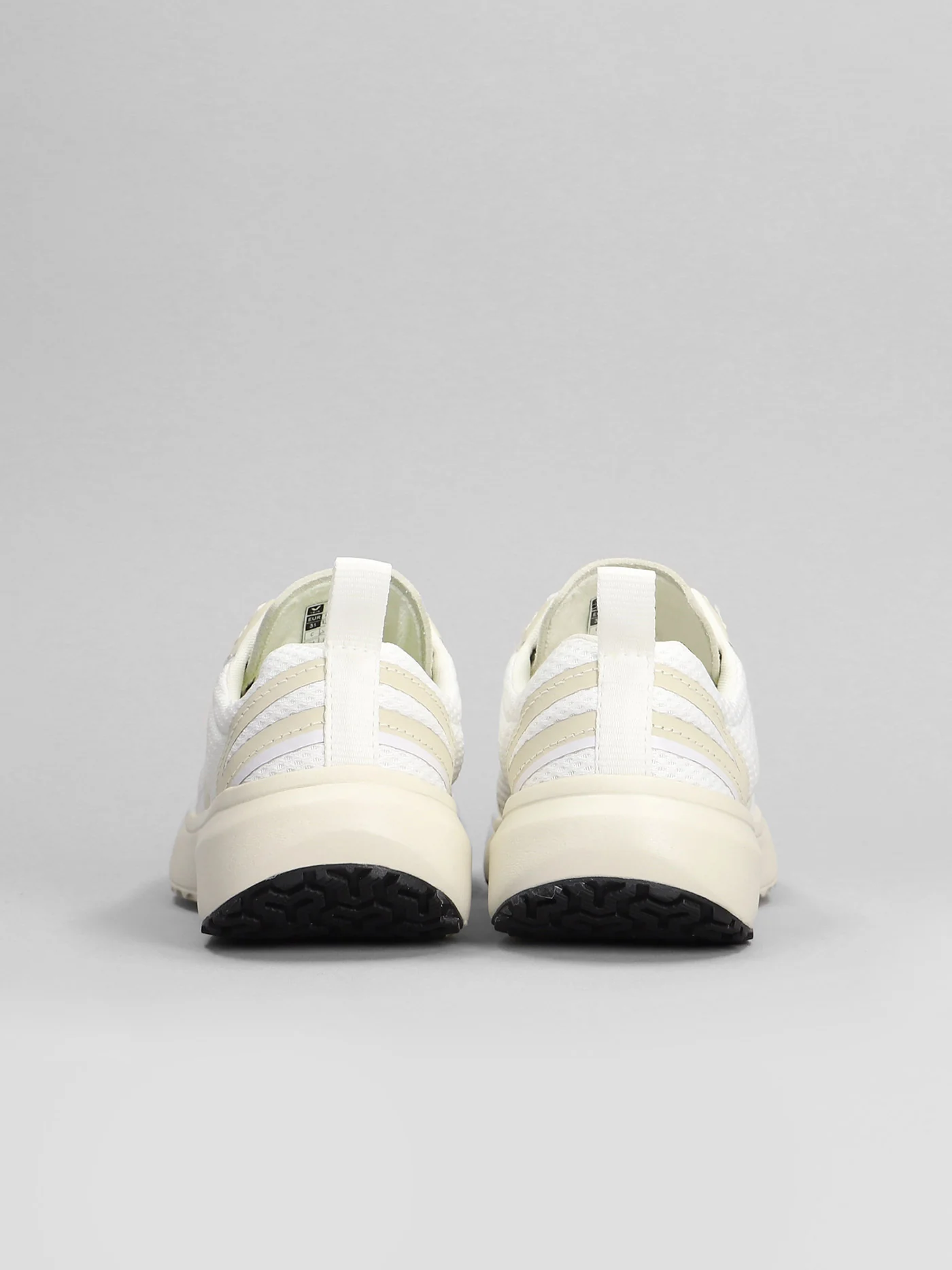 Small Canary Sneakers in white leather and fabric - Image 4
