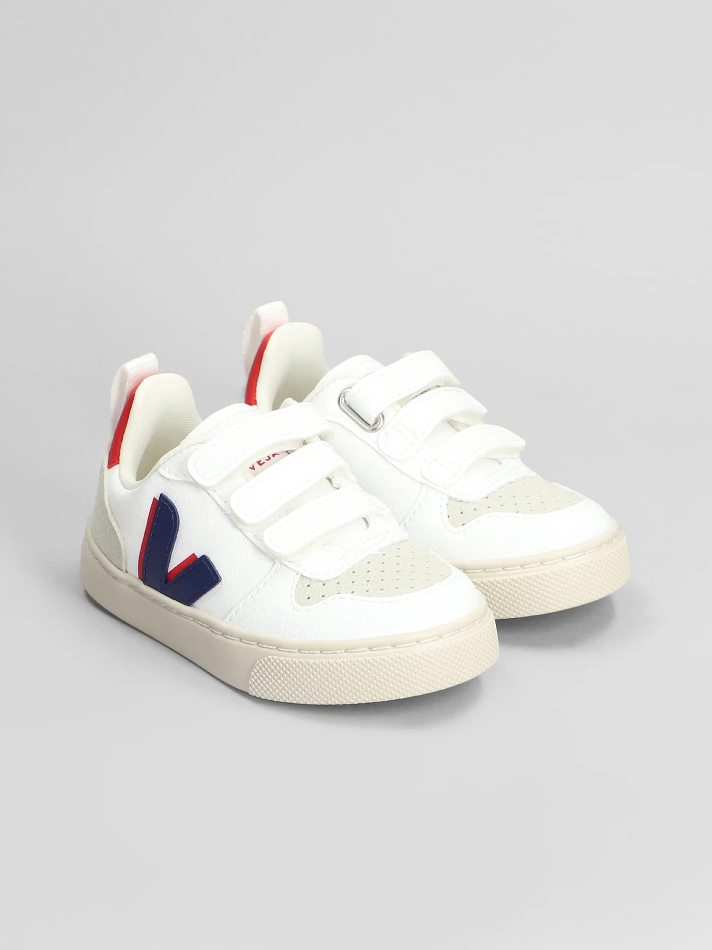Small V-10 Sneakers in white leather - Image 2