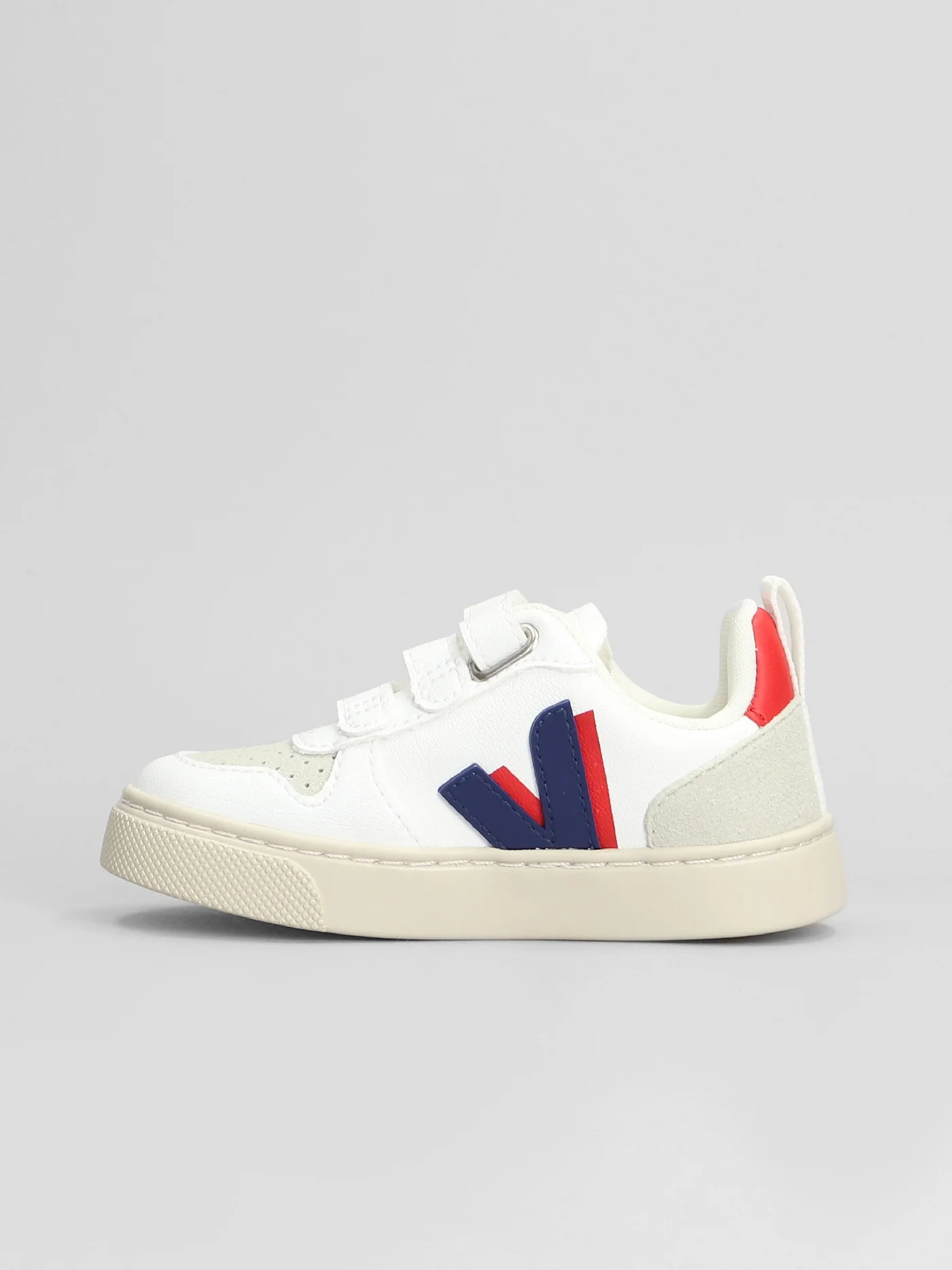 Small V-10 Sneakers in white leather - Image 3