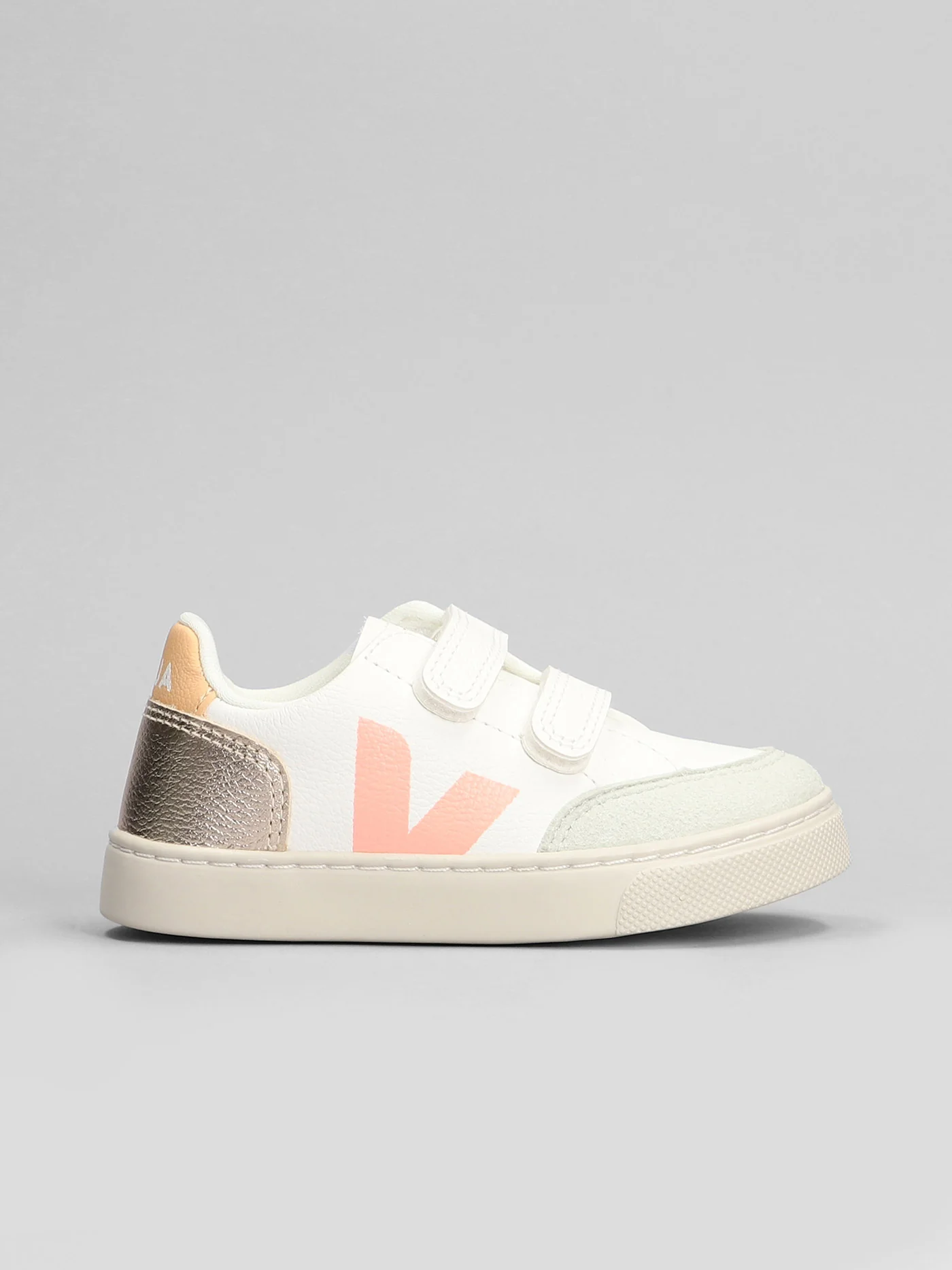V-12 Small Sneakers in white leather