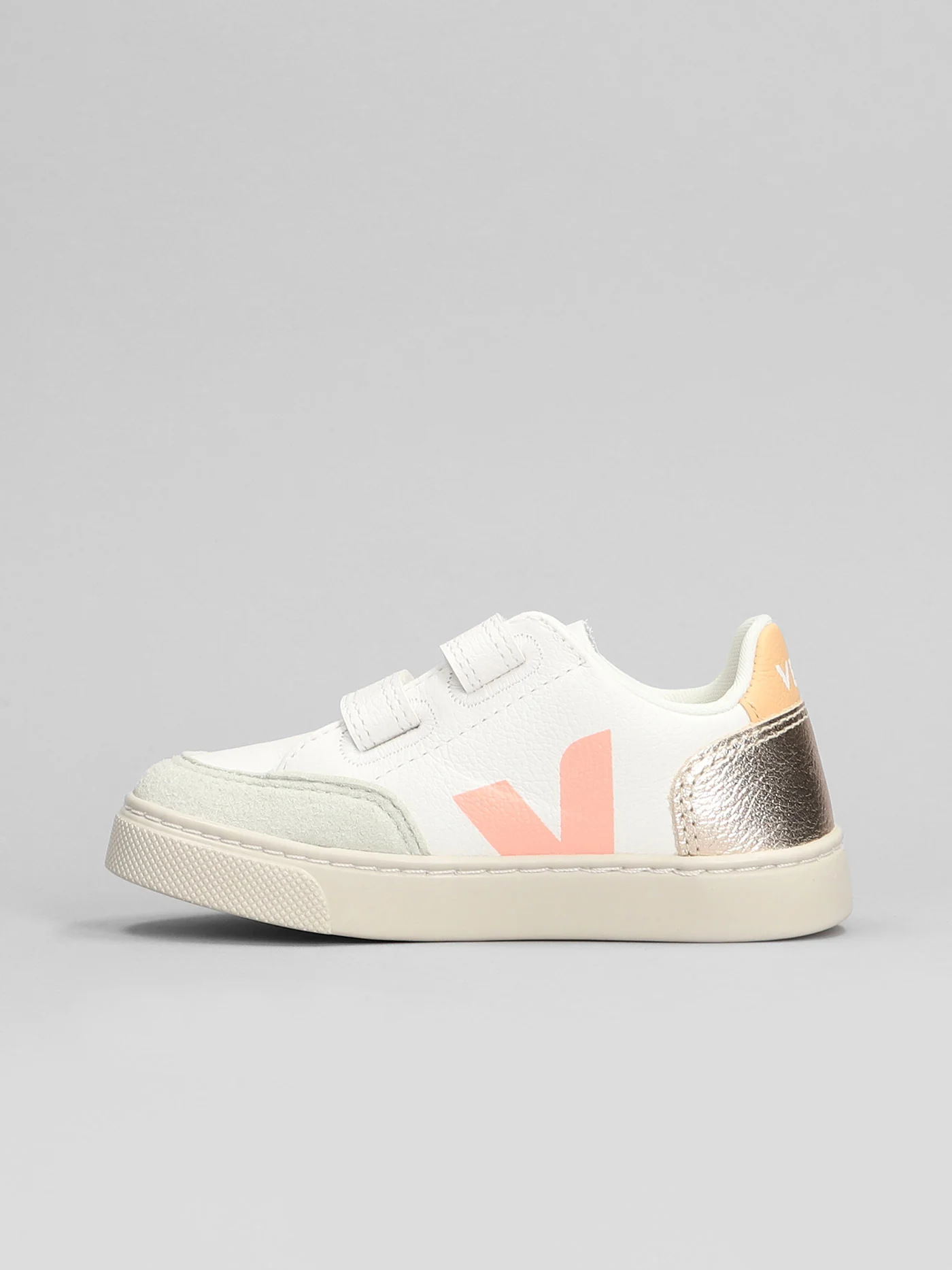 V-12 Small Sneakers in white leather - Image 3