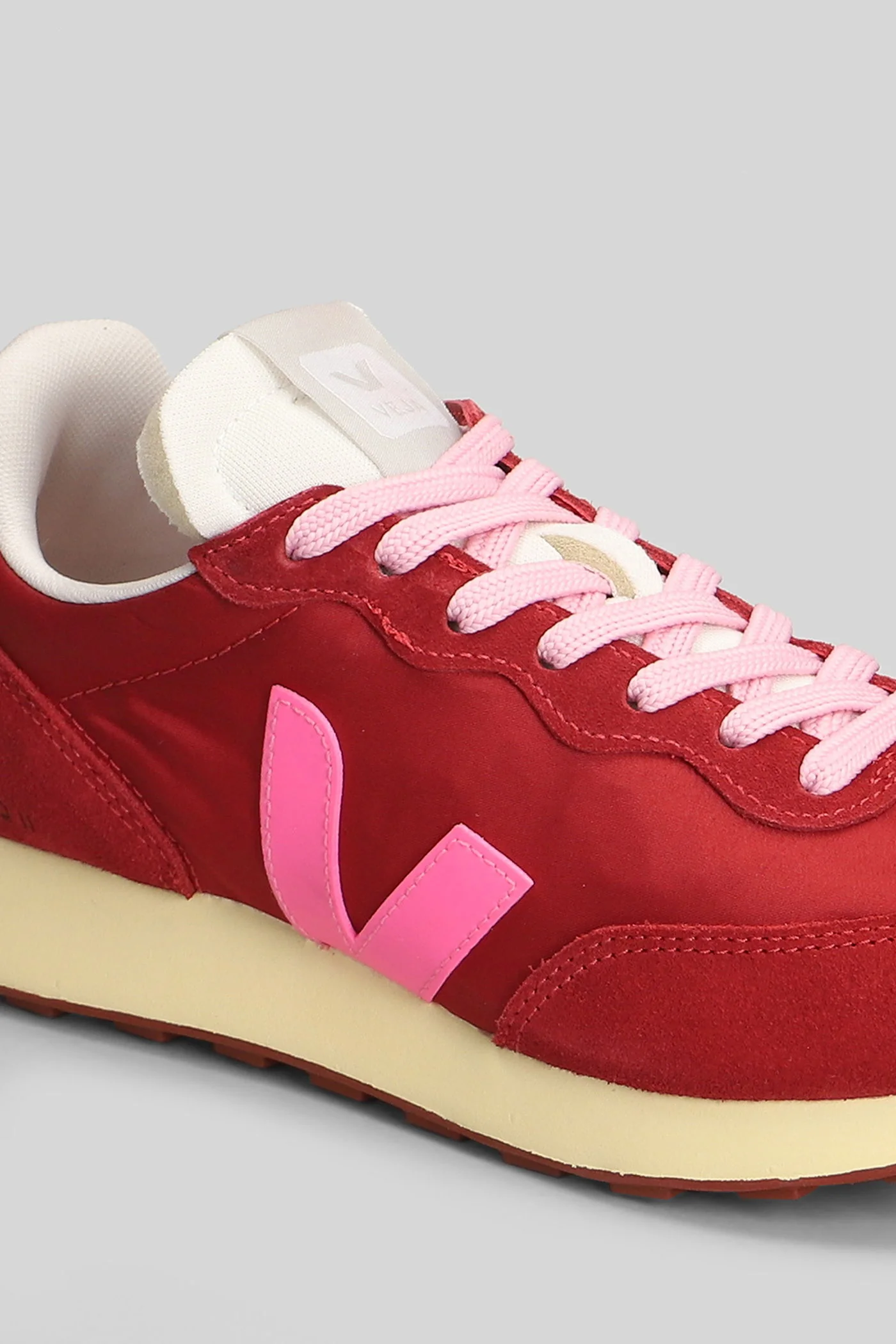 Rio Branco II Sneakers in red Suede and fabric - Image 5