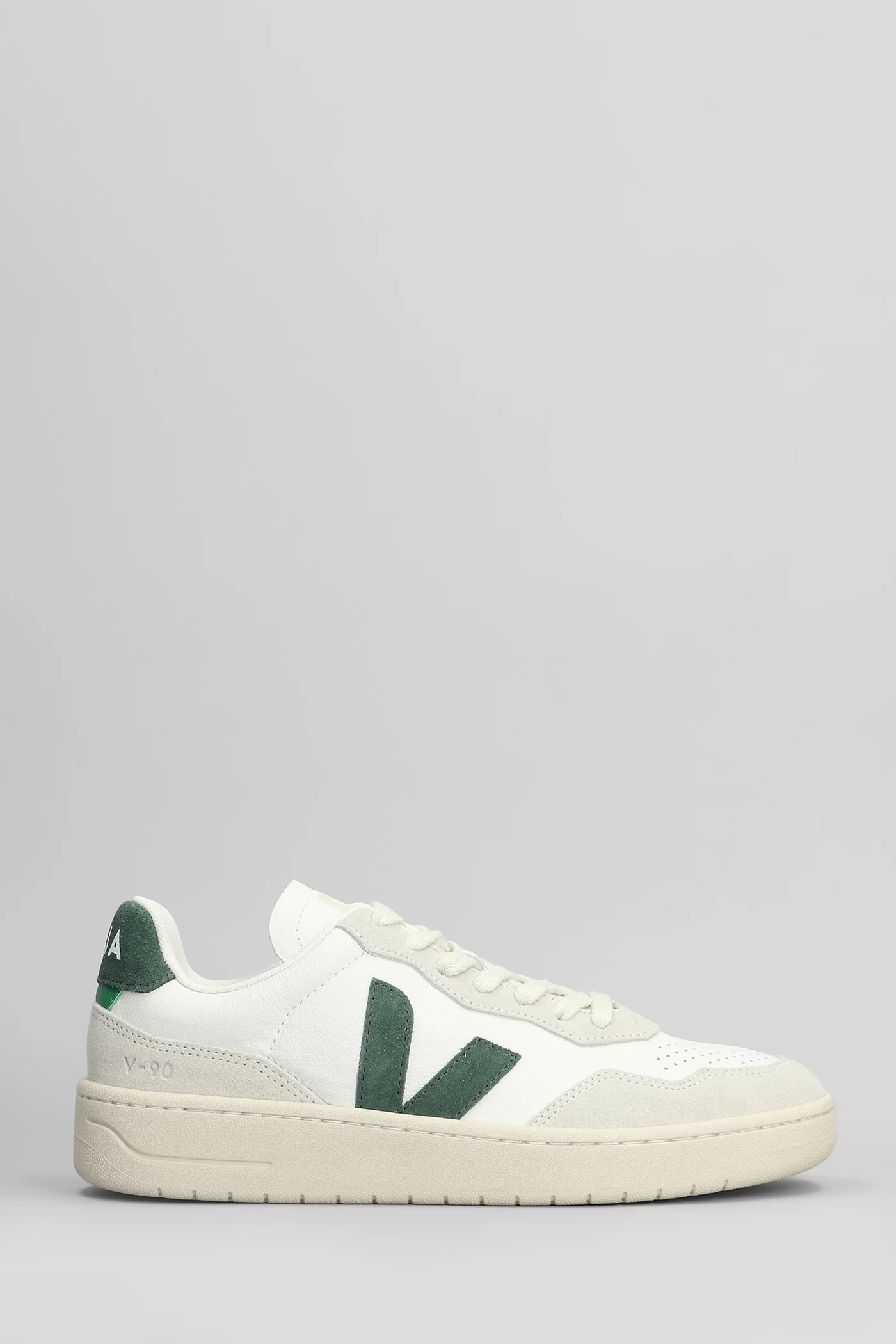 V-90 O.T. Sneakers in white suede and leather