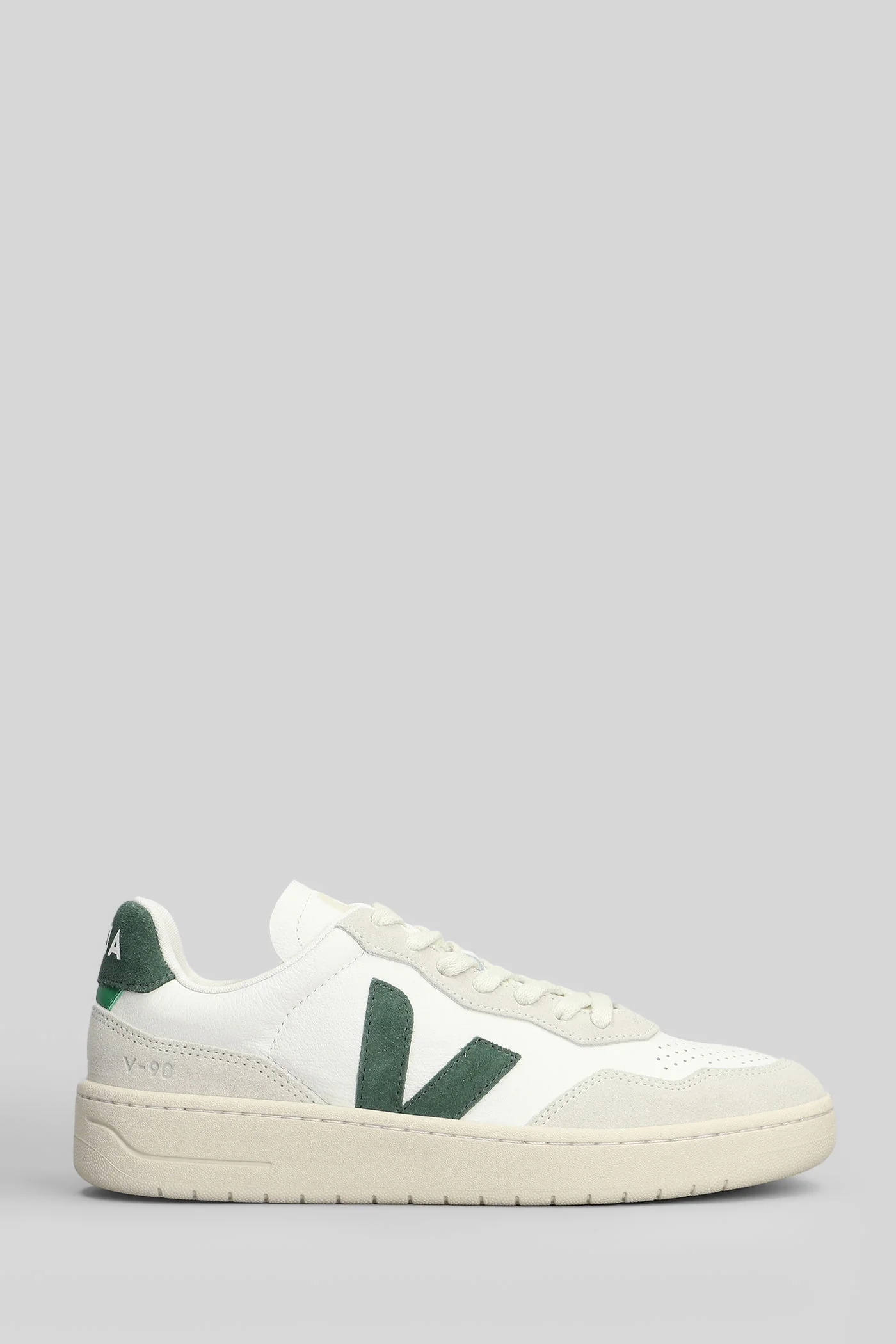 V-90 O.T. Sneakers in white suede and leather