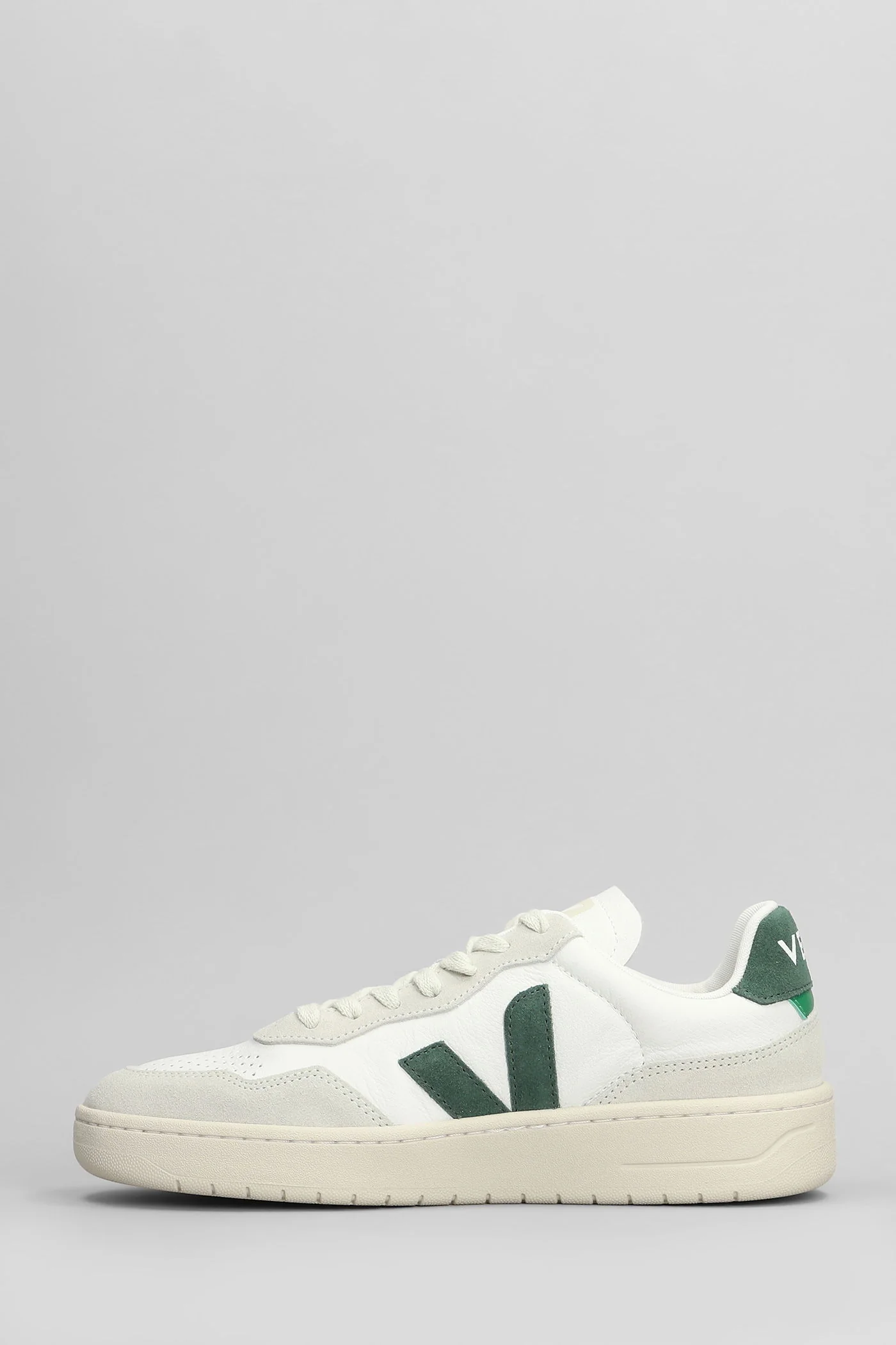 V-90 O.T. Sneakers in white suede and leather - Image 18