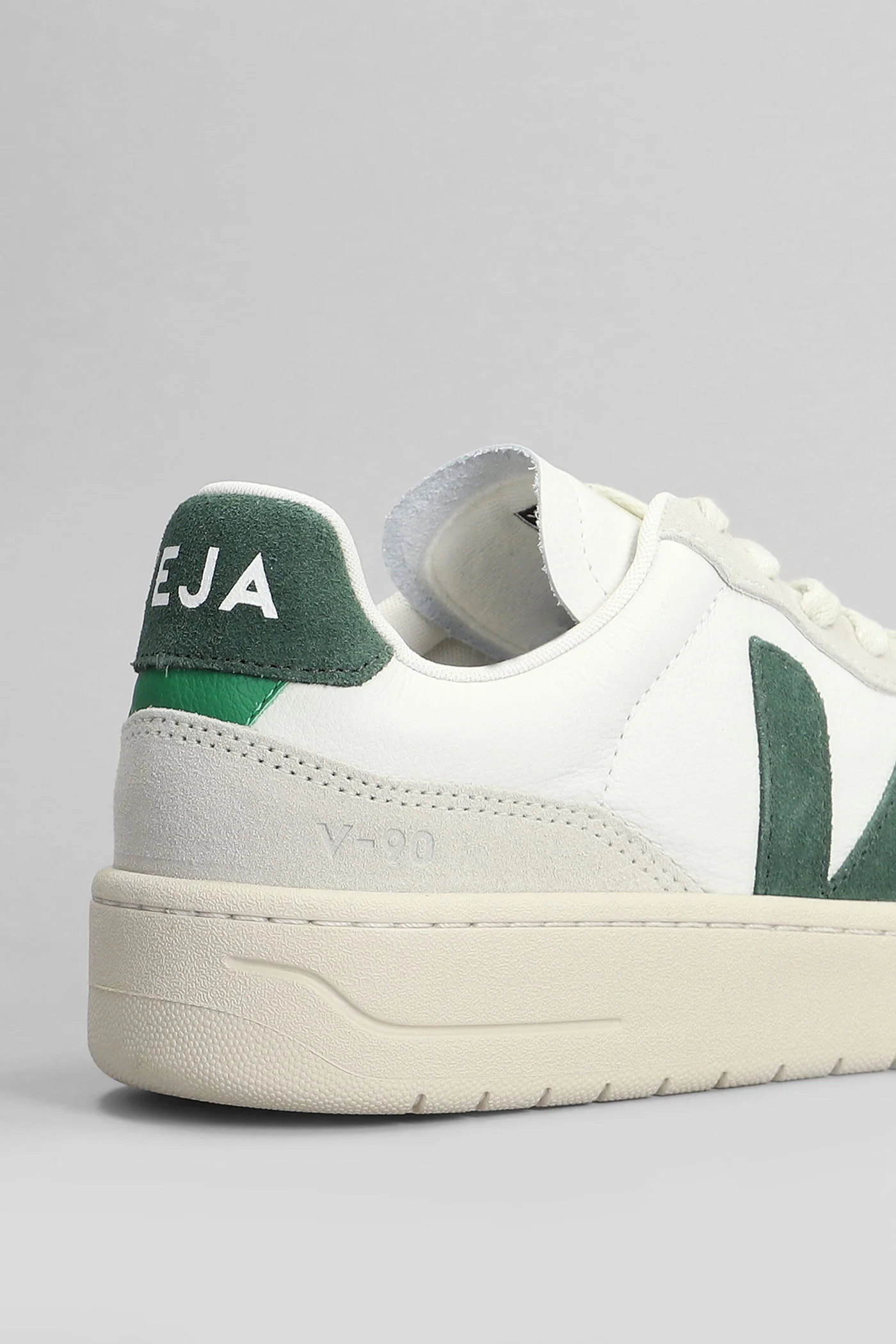 V-90 O.T. Sneakers in white suede and leather - Image 35