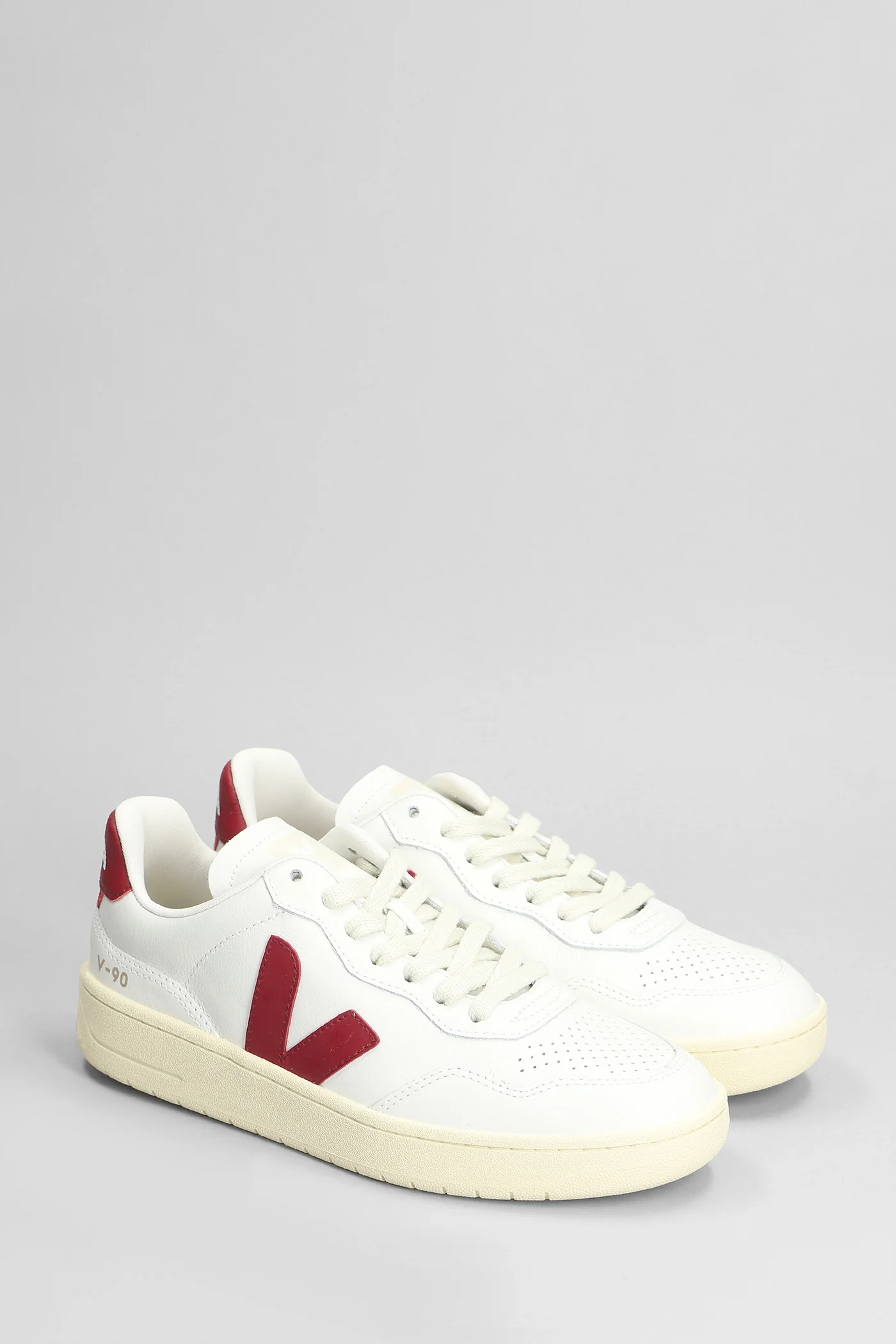 V-90 Sneakers in white leather - Image 2