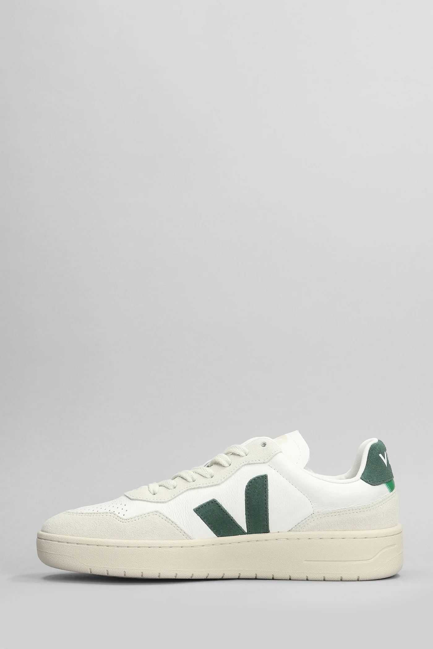 V-90 Sneakers in white suede and leather - Image 3