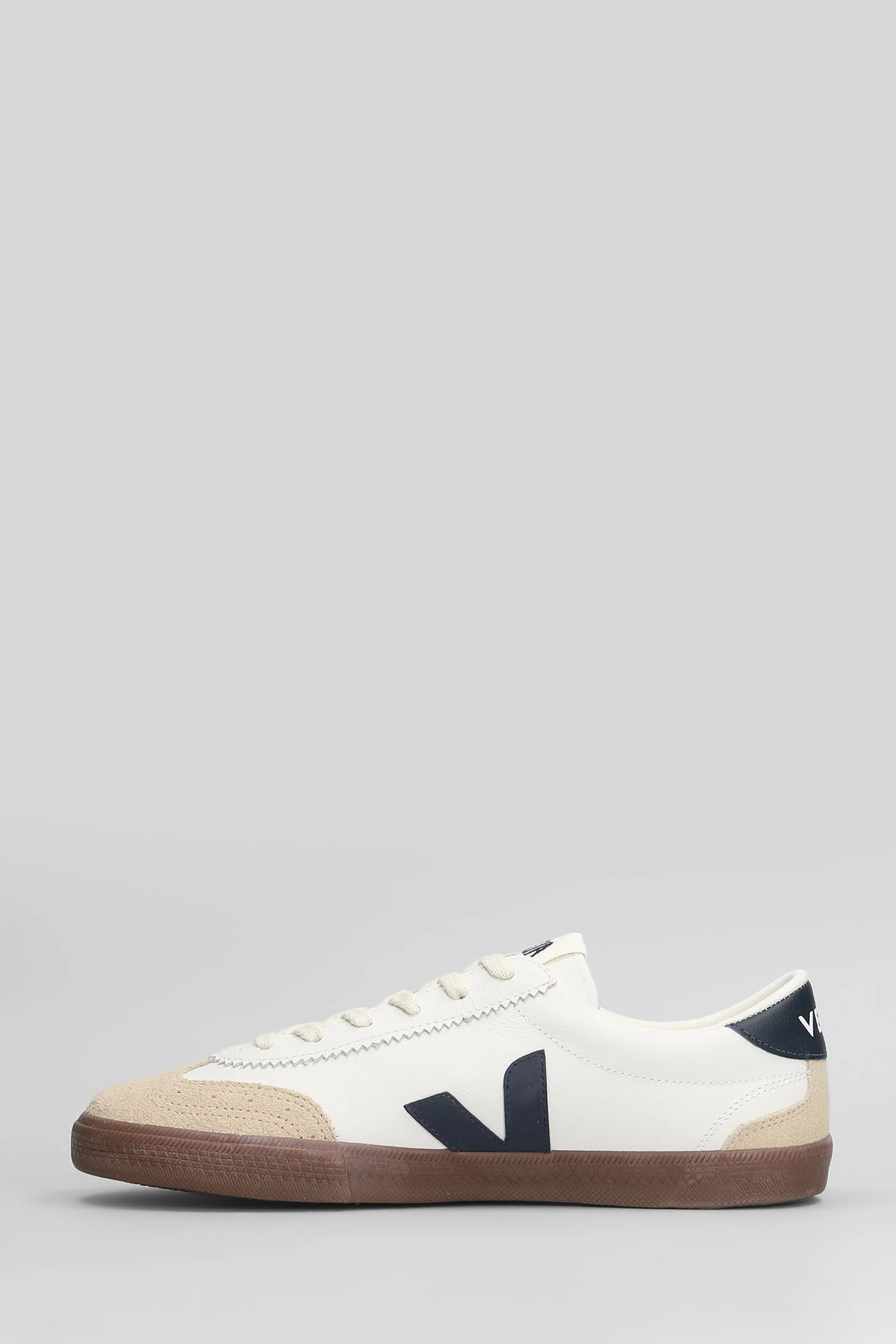 Volley O.T Sneakers in white suede and leather - Image 3