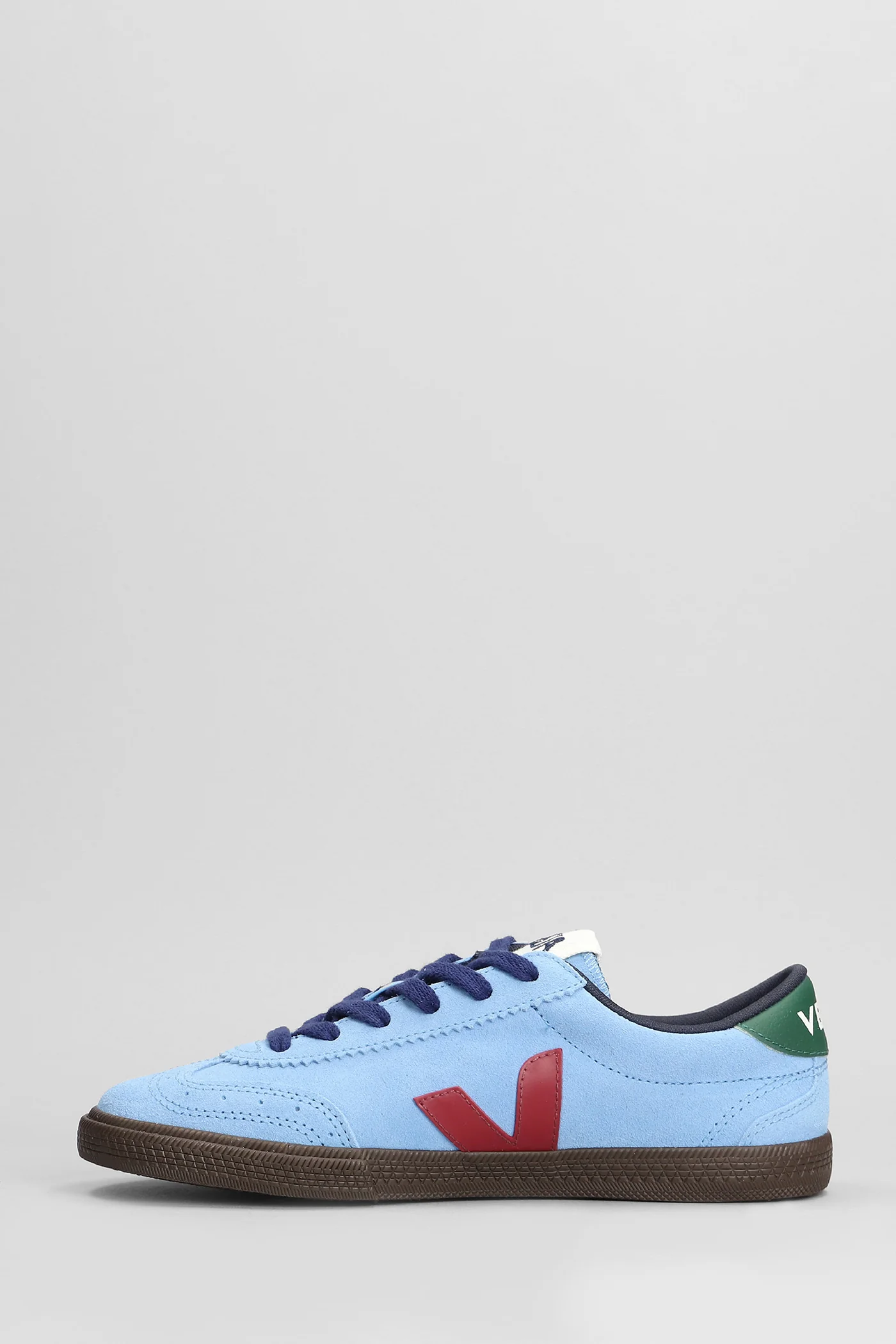 Volley Sneakers in cyan suede - Image 3